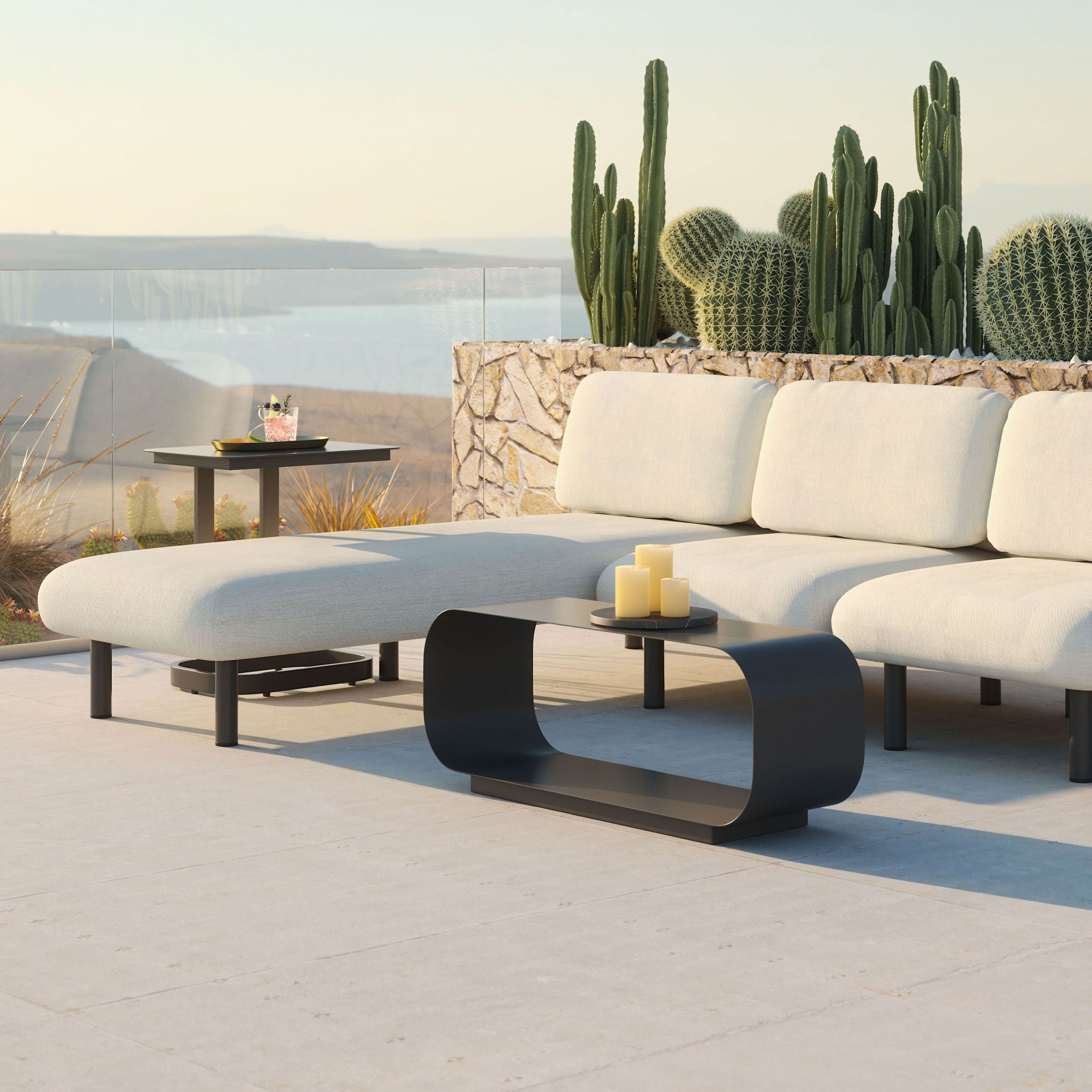 Brisa - Outdoor Coffee Table - Charcoal