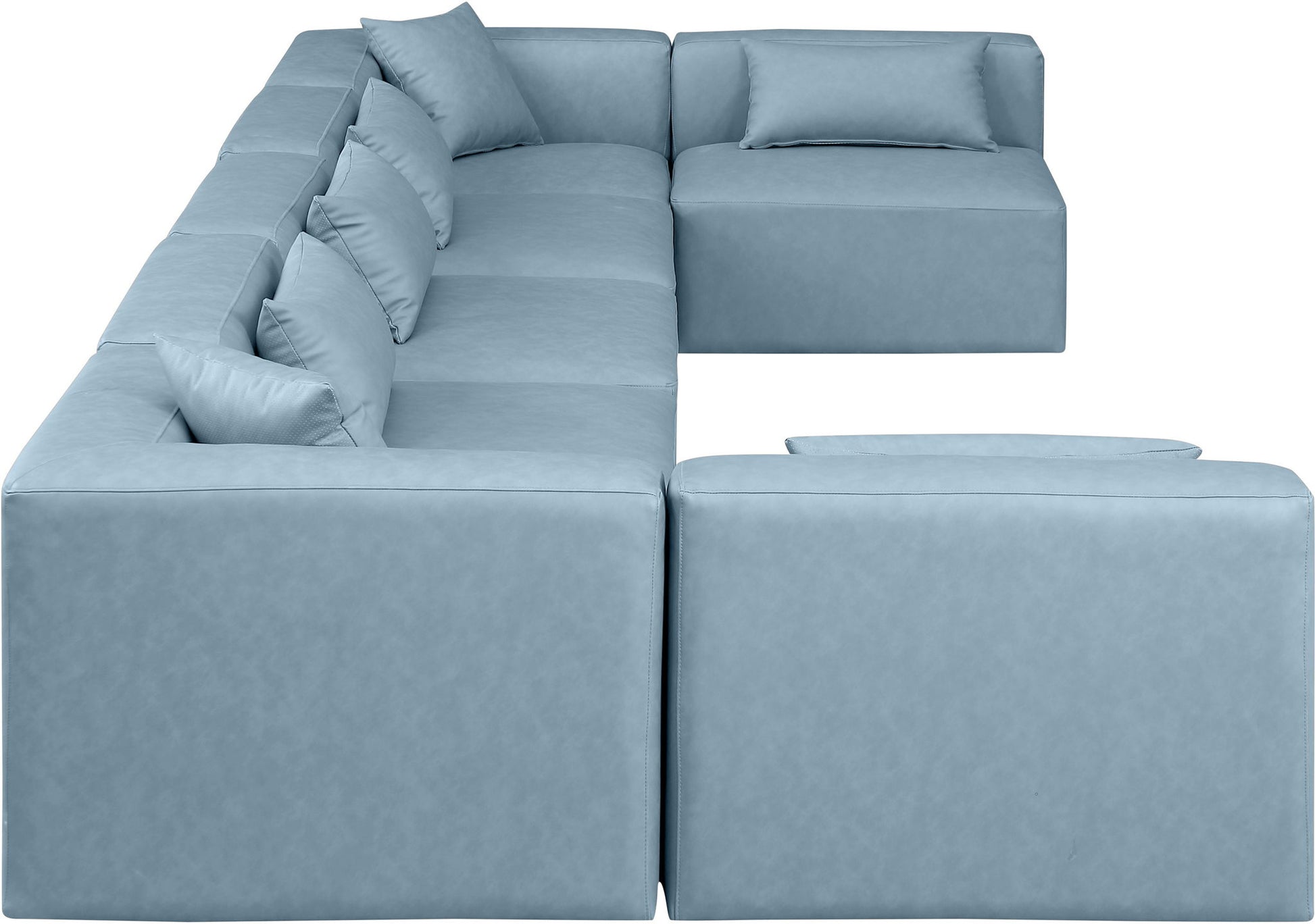 Cube - 7 Piece Modular U-Shaped Sectional - Best Buy Furniture