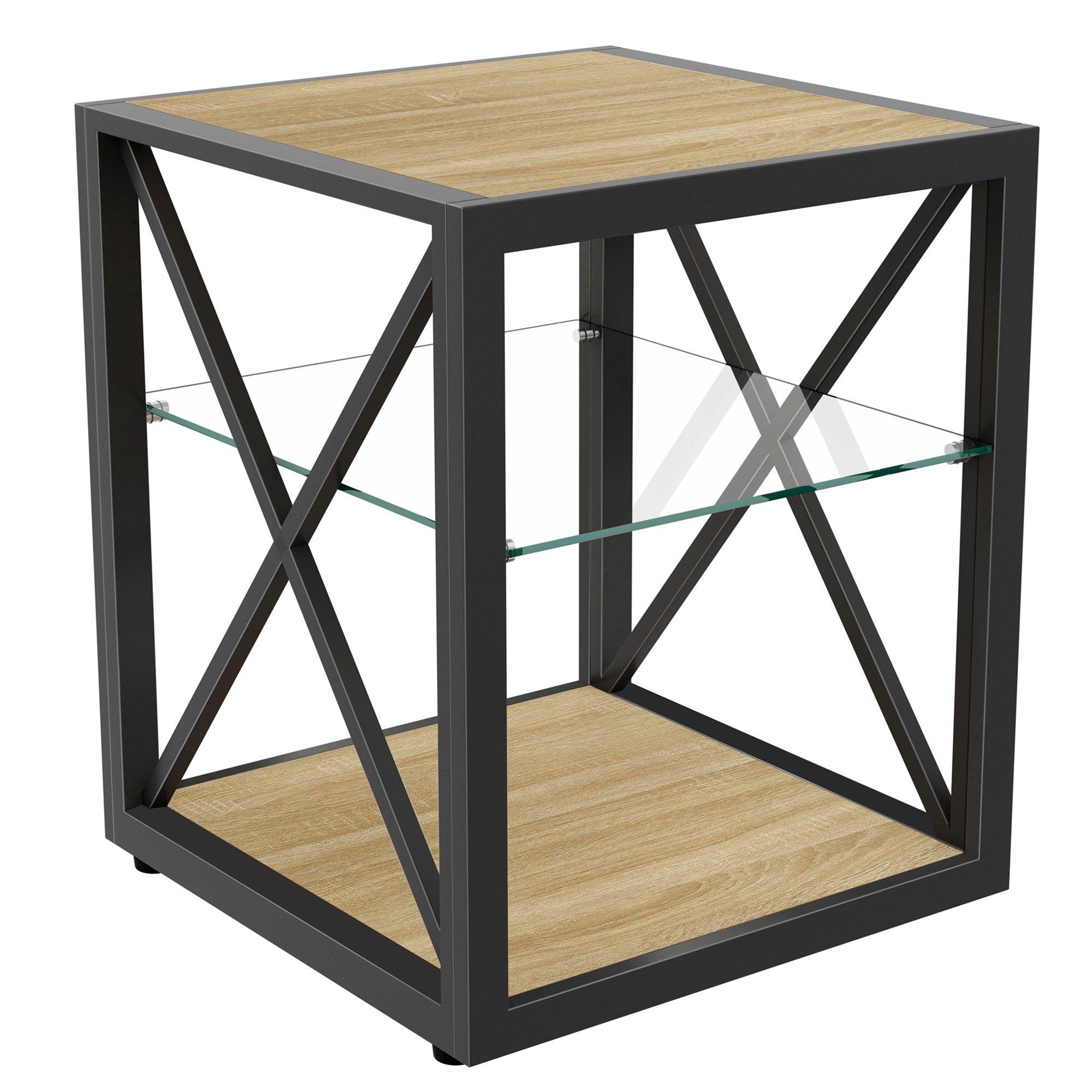 1 Piece Modern End Table Nightstand for Bedroom & Living Room