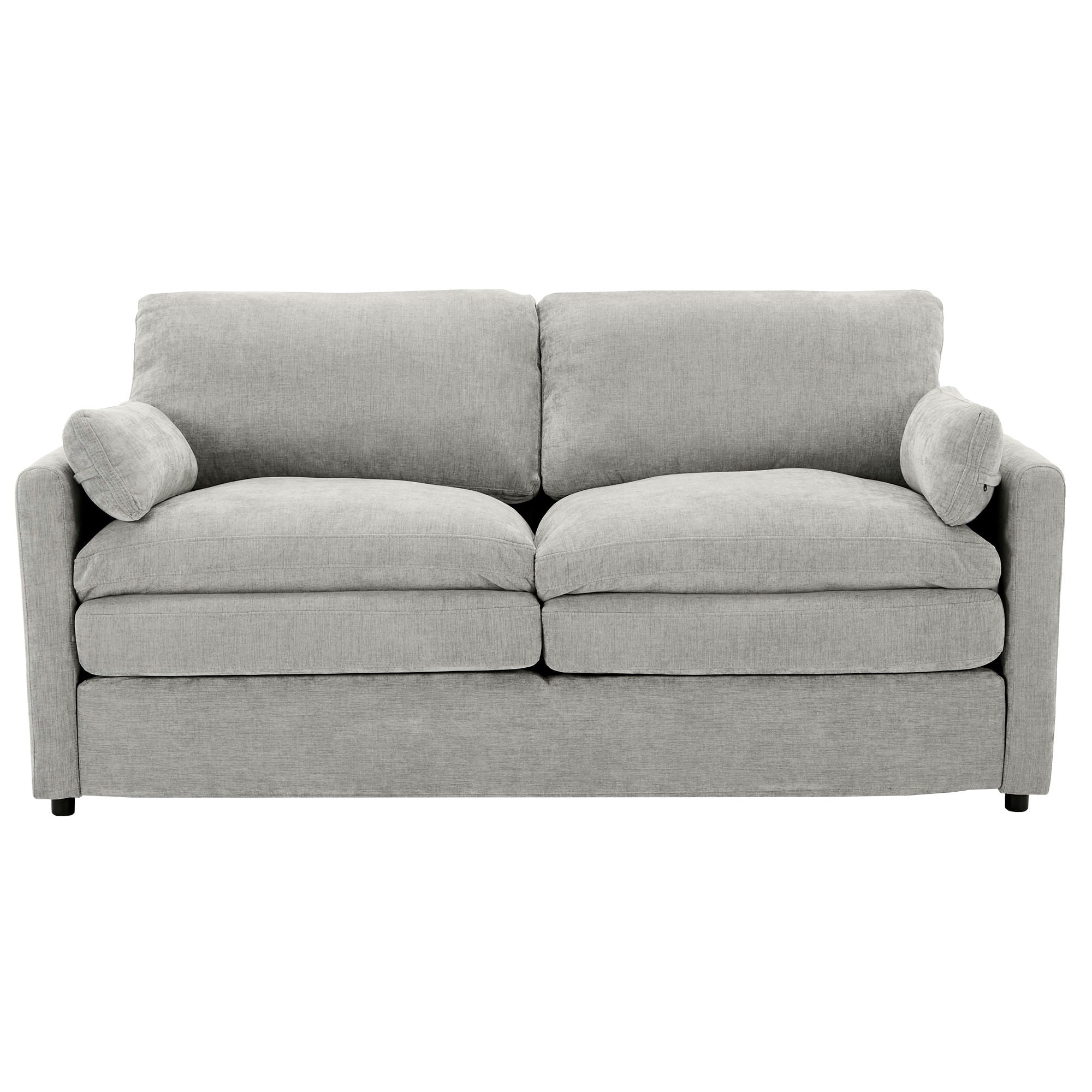 Cozy Upholstered Plush Cushion Loveseat Sofa For Living Room - Best Buy Furniture