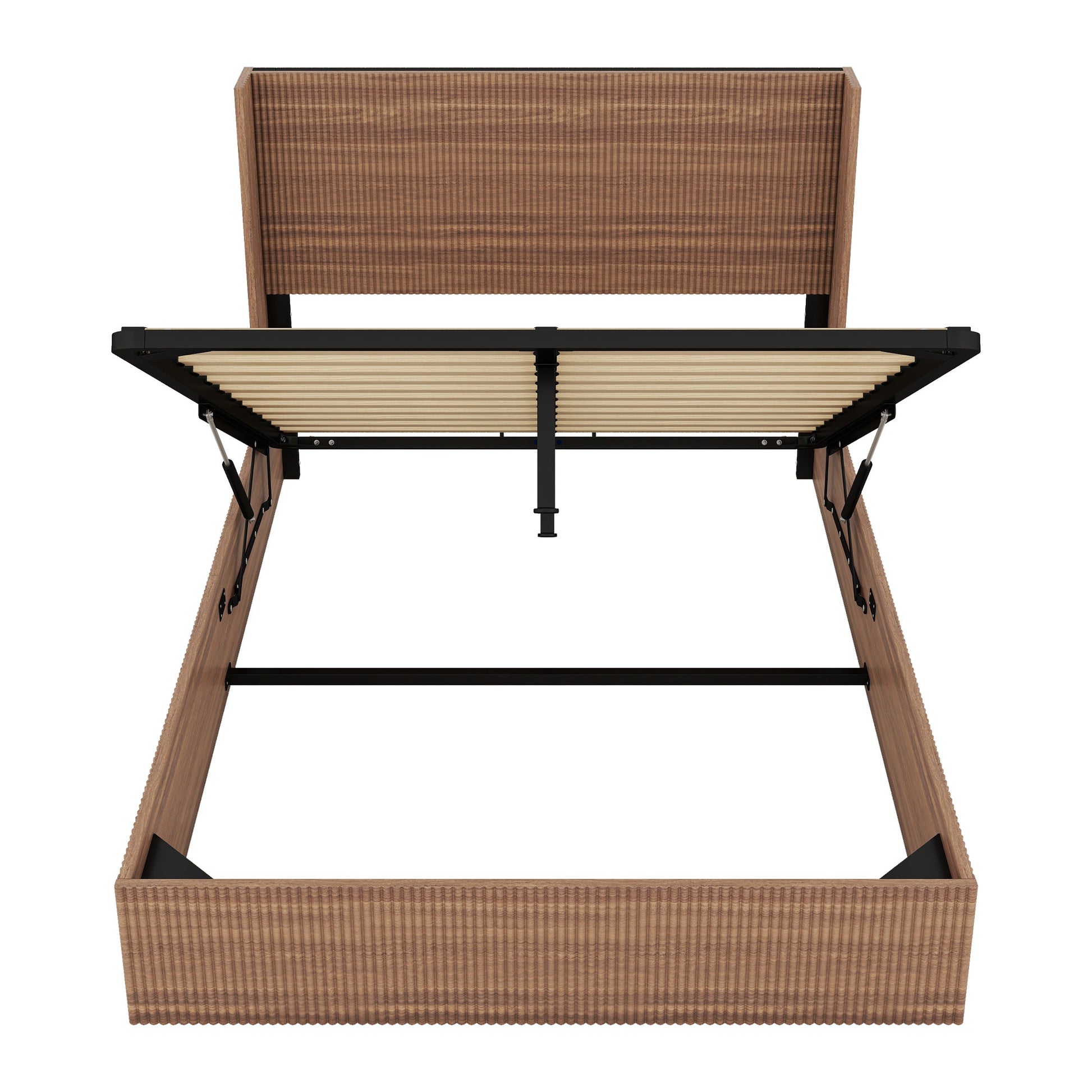 Luna Modern Platform Lift Storage Bed Queen - Best Buy Furniture