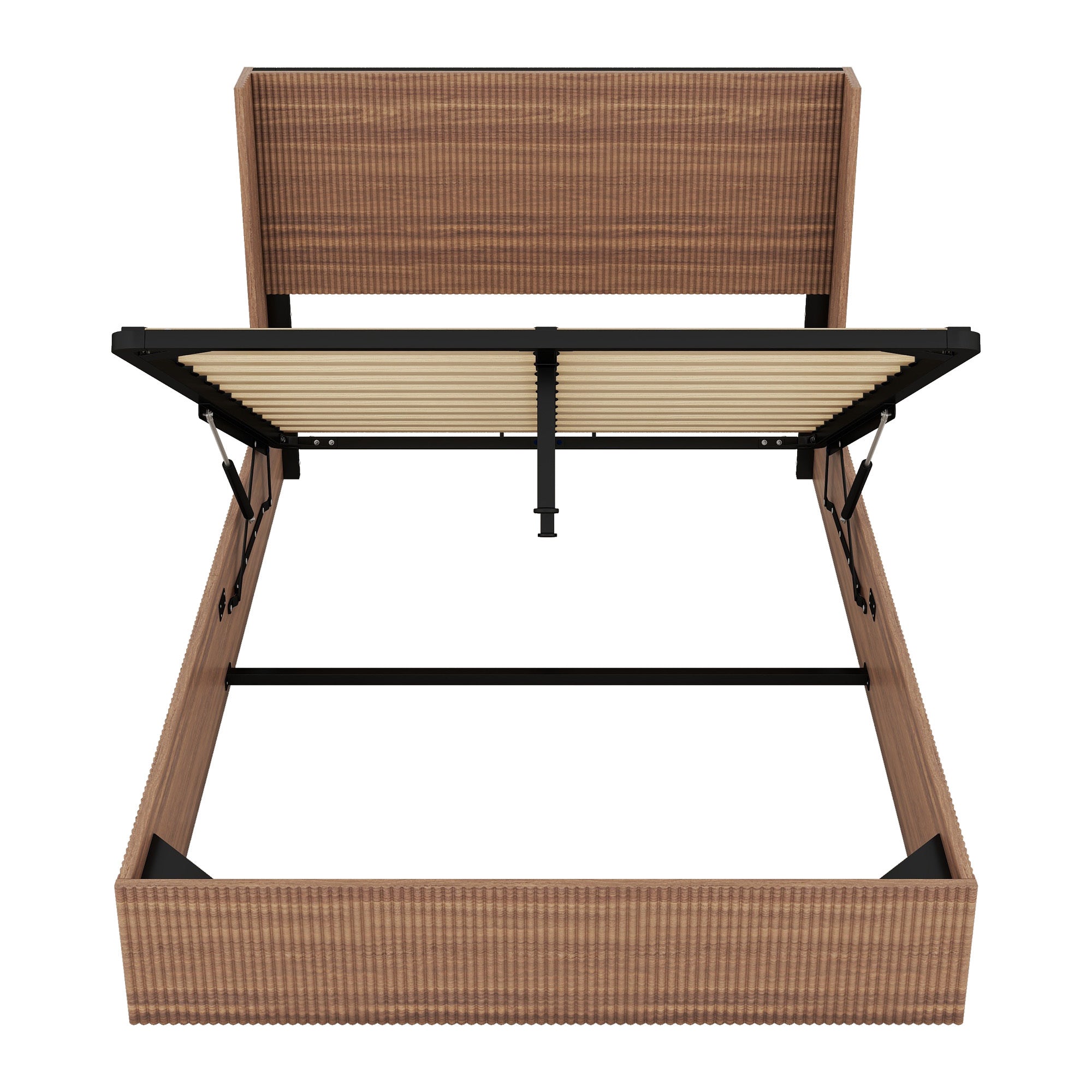 Luna Modern Platform Lift Storage Bed Queen - Best Buy Furniture