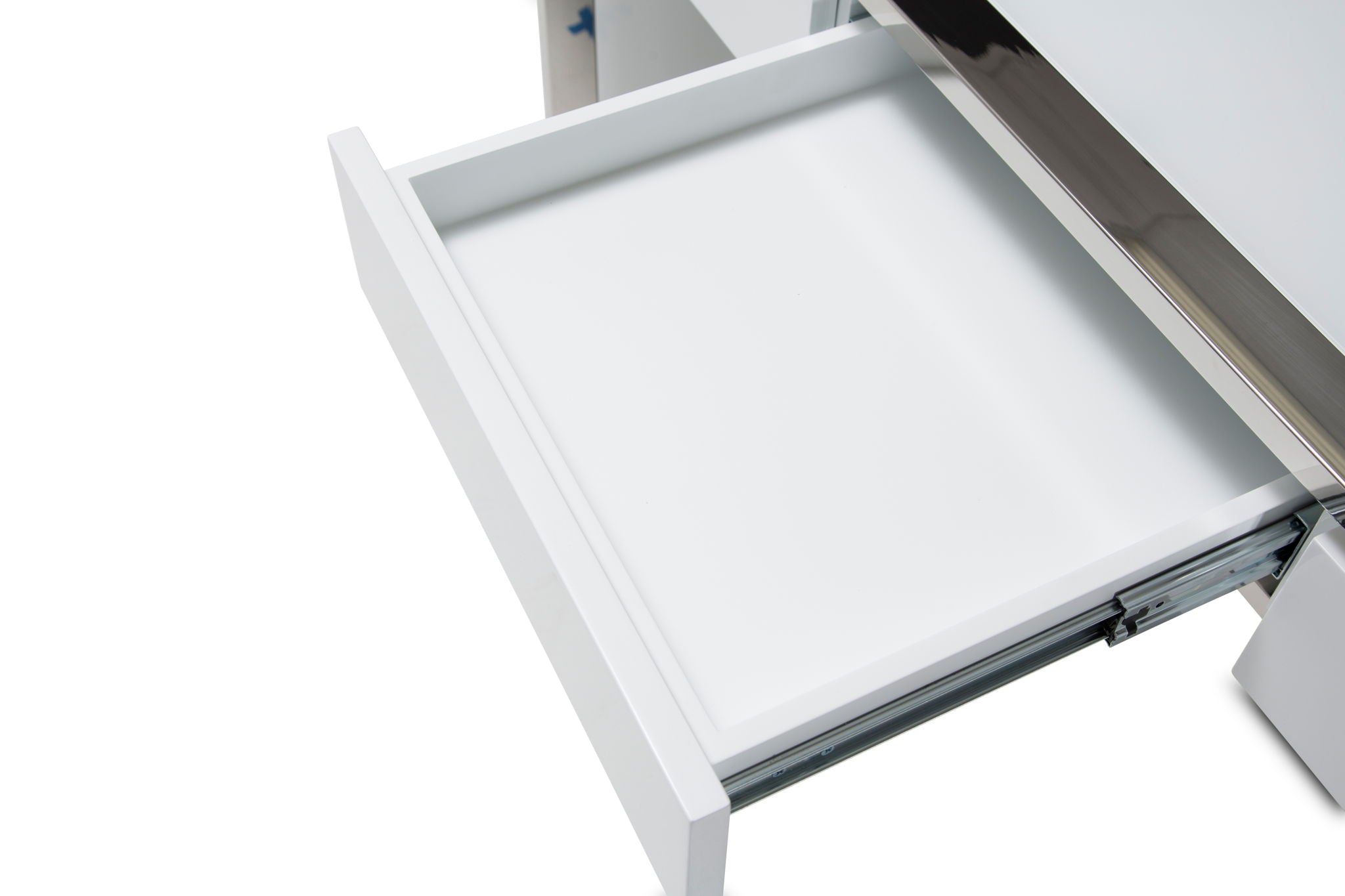 State St. - Writing Desk - Glossy White