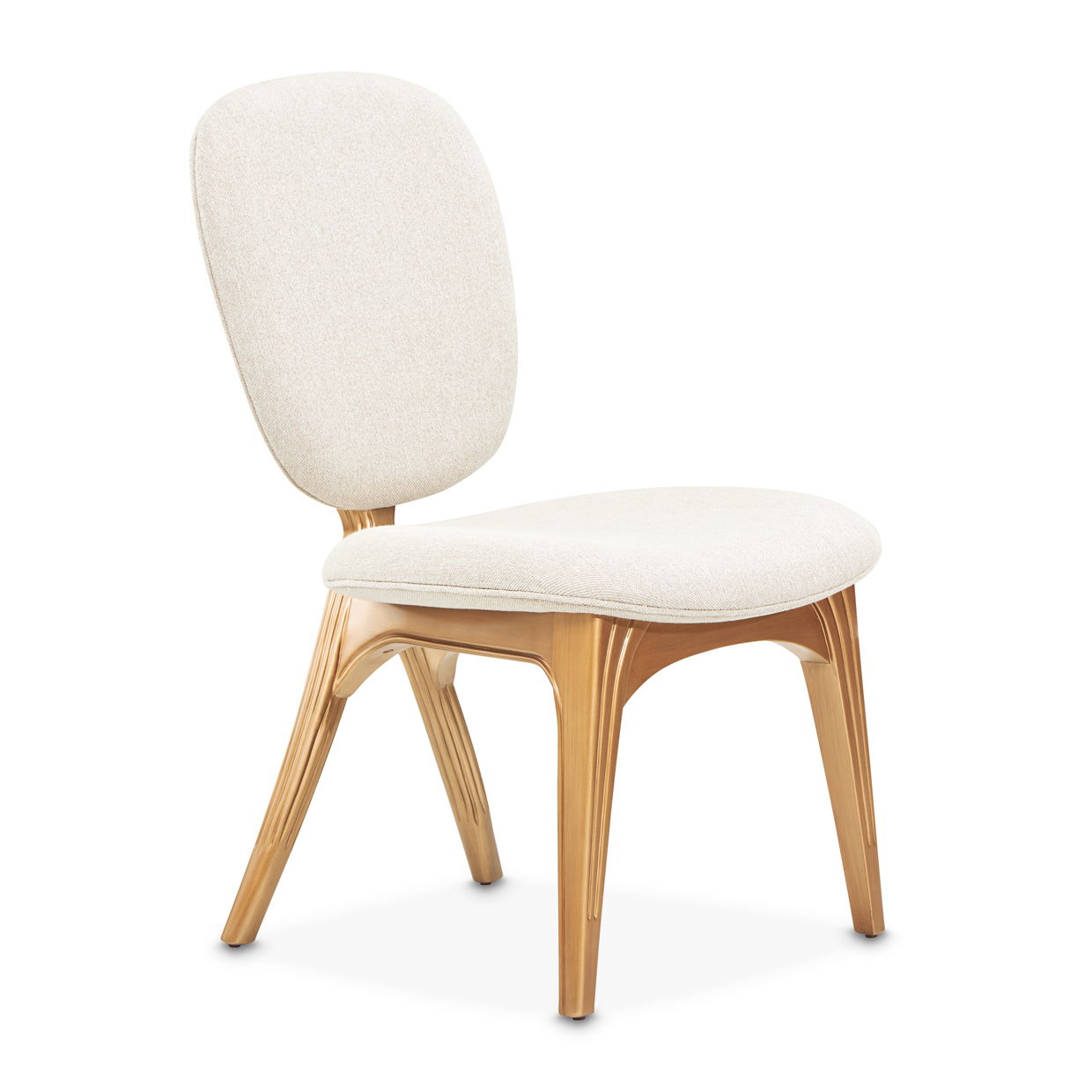 Camellia Field - Vanity Chair - Beige / Gold