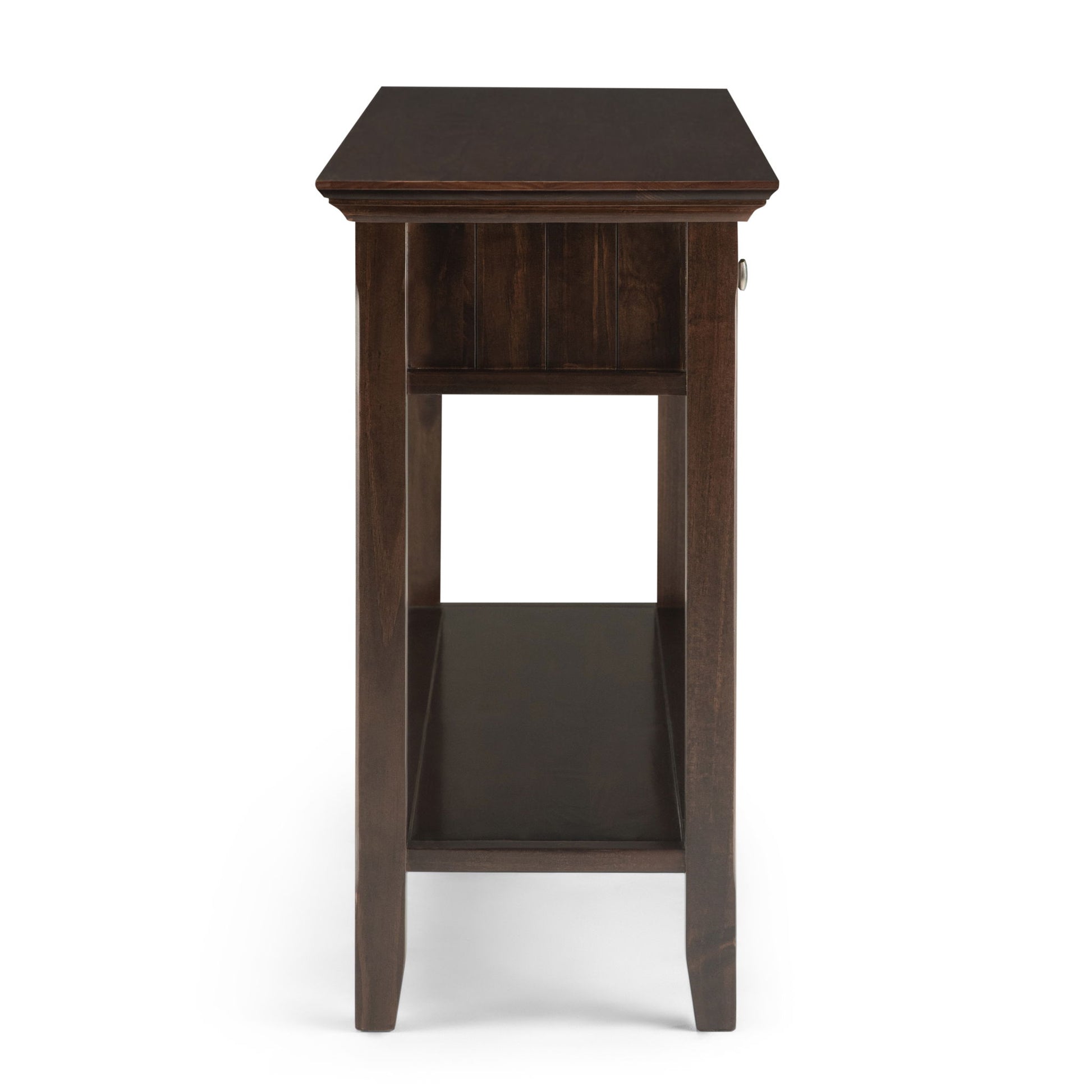 Acadian - Wide Console Sofa Table - Brunette Brown - Best Buy Furniture