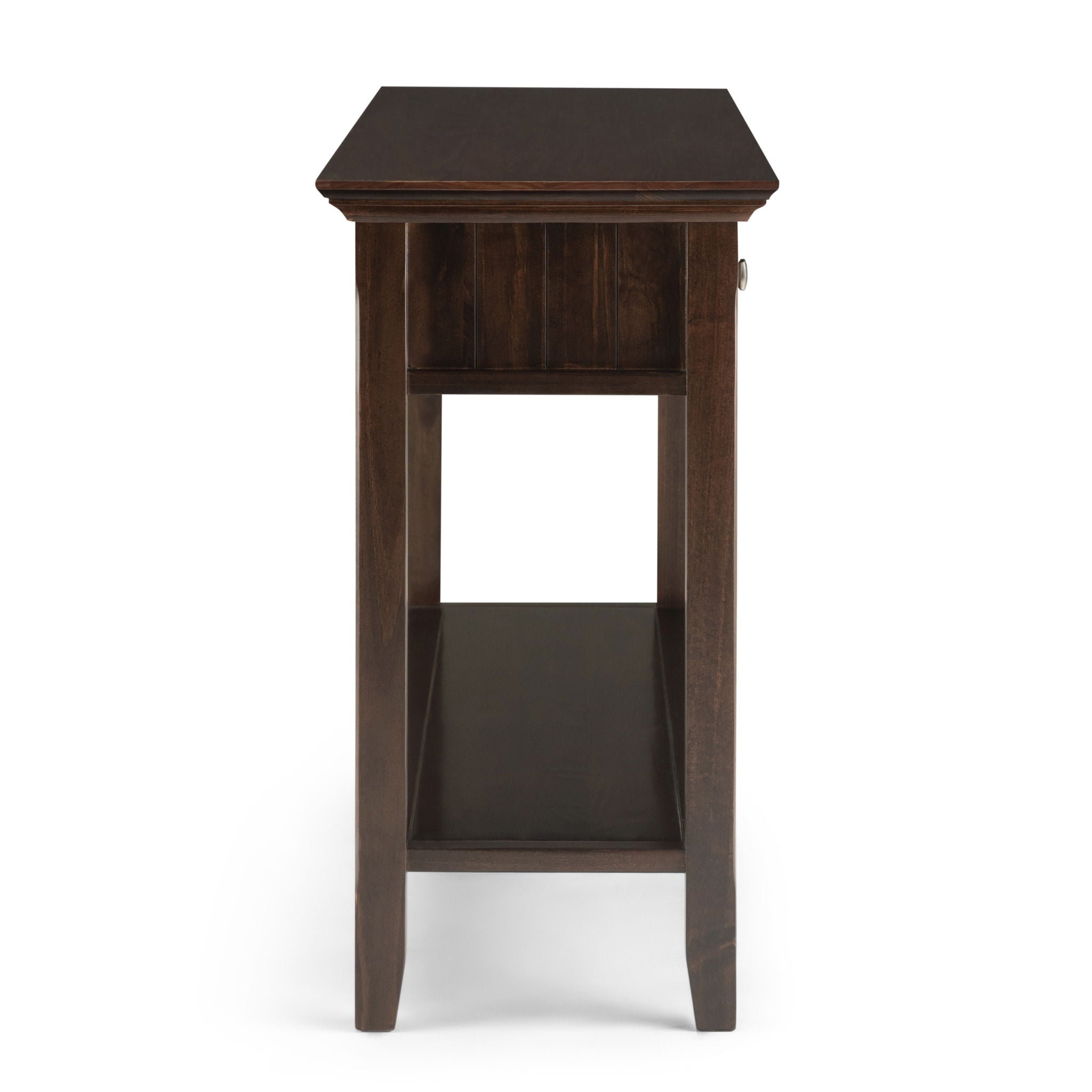 Acadian - Wide Console Sofa Table - Brunette Brown - Best Buy Furniture