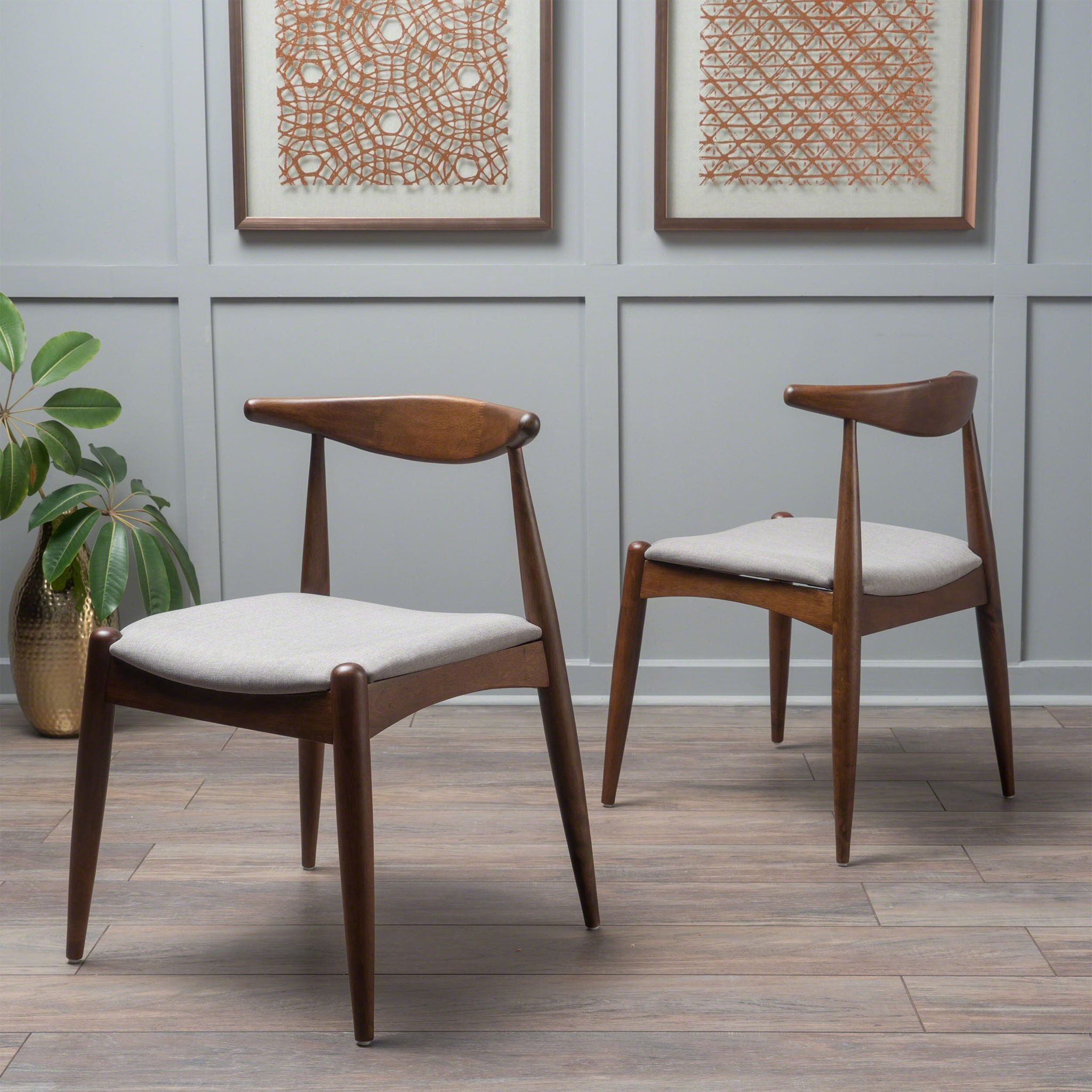 Candescent - Dining Chair With Curved Back (Set of 2)