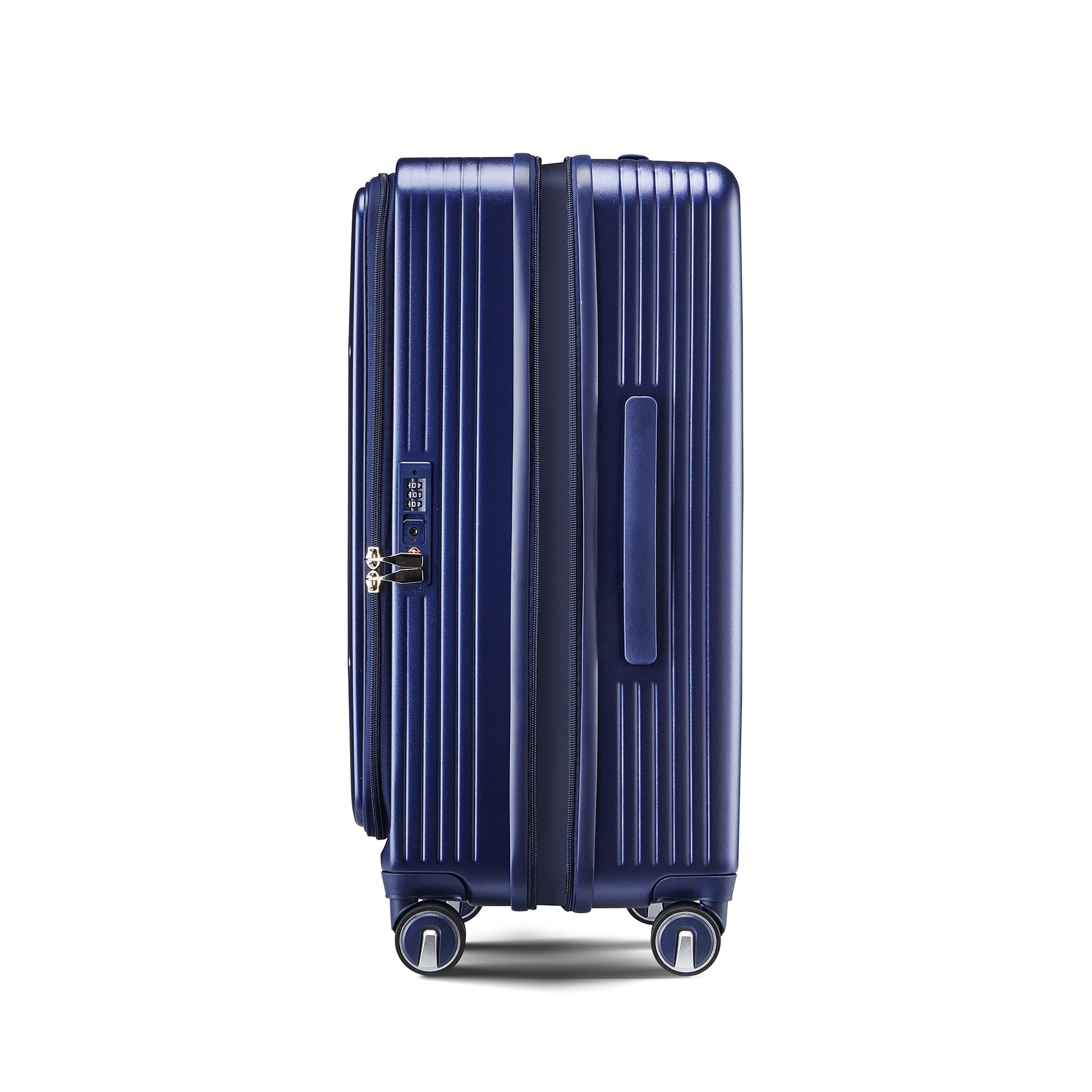 3 Piece, Expandable Carry On Luggage with TSA Lock -Hard Shell and Lightweight Suitcase with Front Pocket and Spinner Wheels