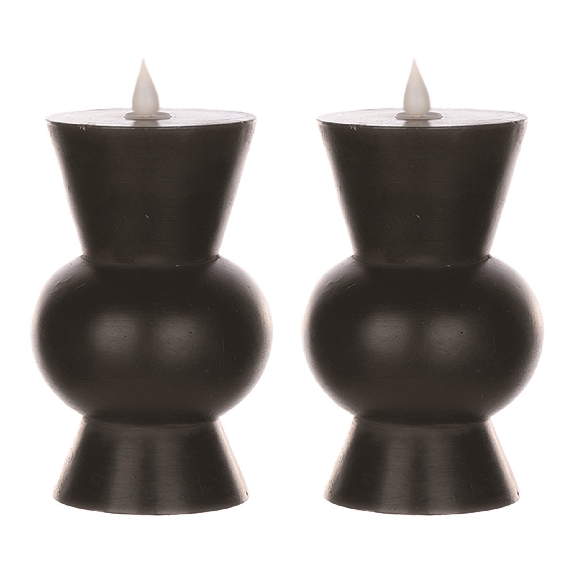 6.75" Simplux Designer LED Candle with remote (Set of 2) - Tuesday Morning - Candles