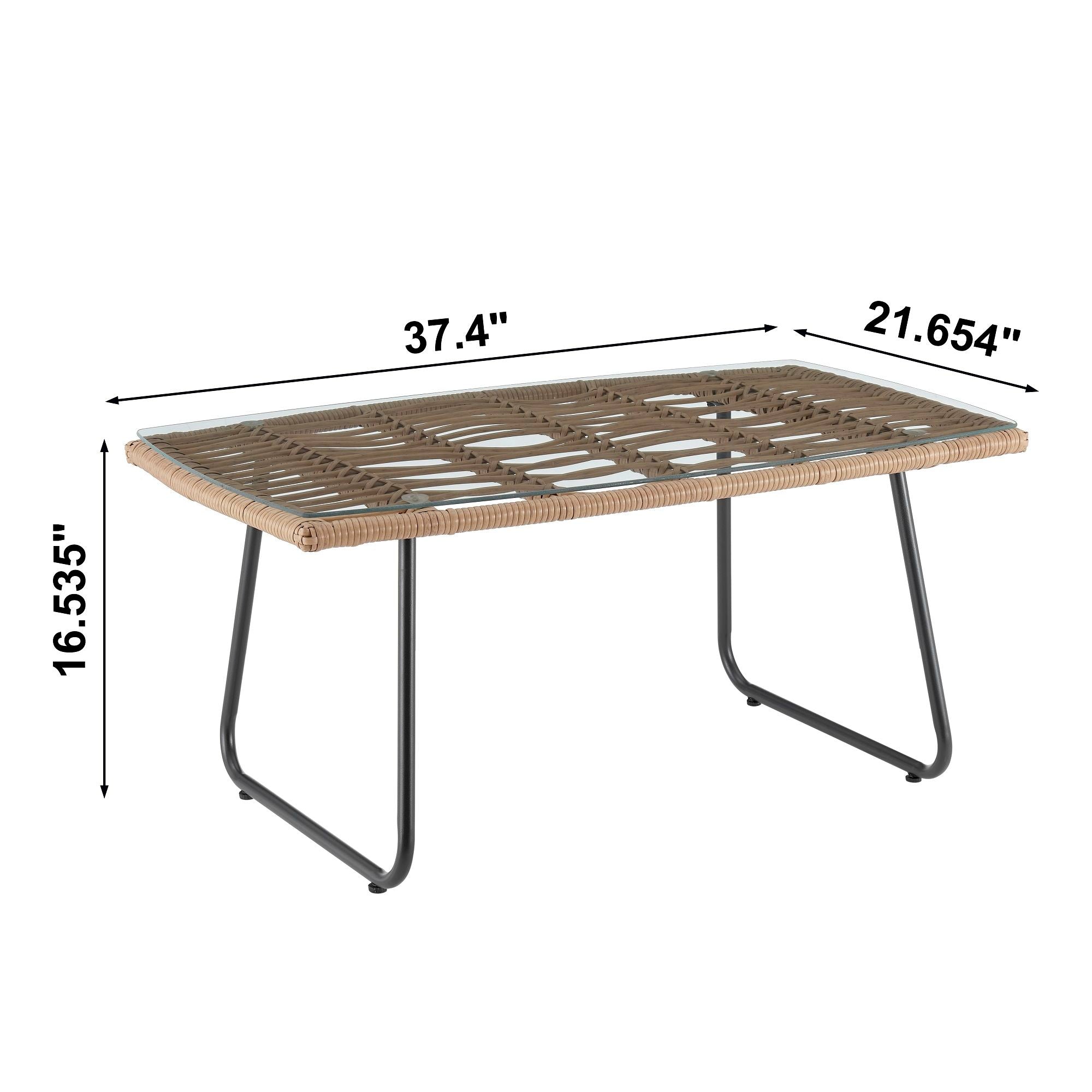 Antibes - 4 Piece Outdoor Conversation Set