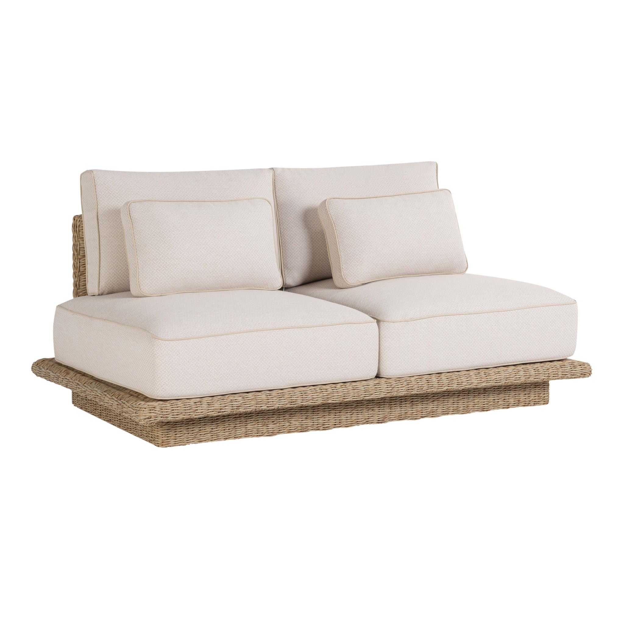 Mora - 65" Outdoor Sofa - Cream