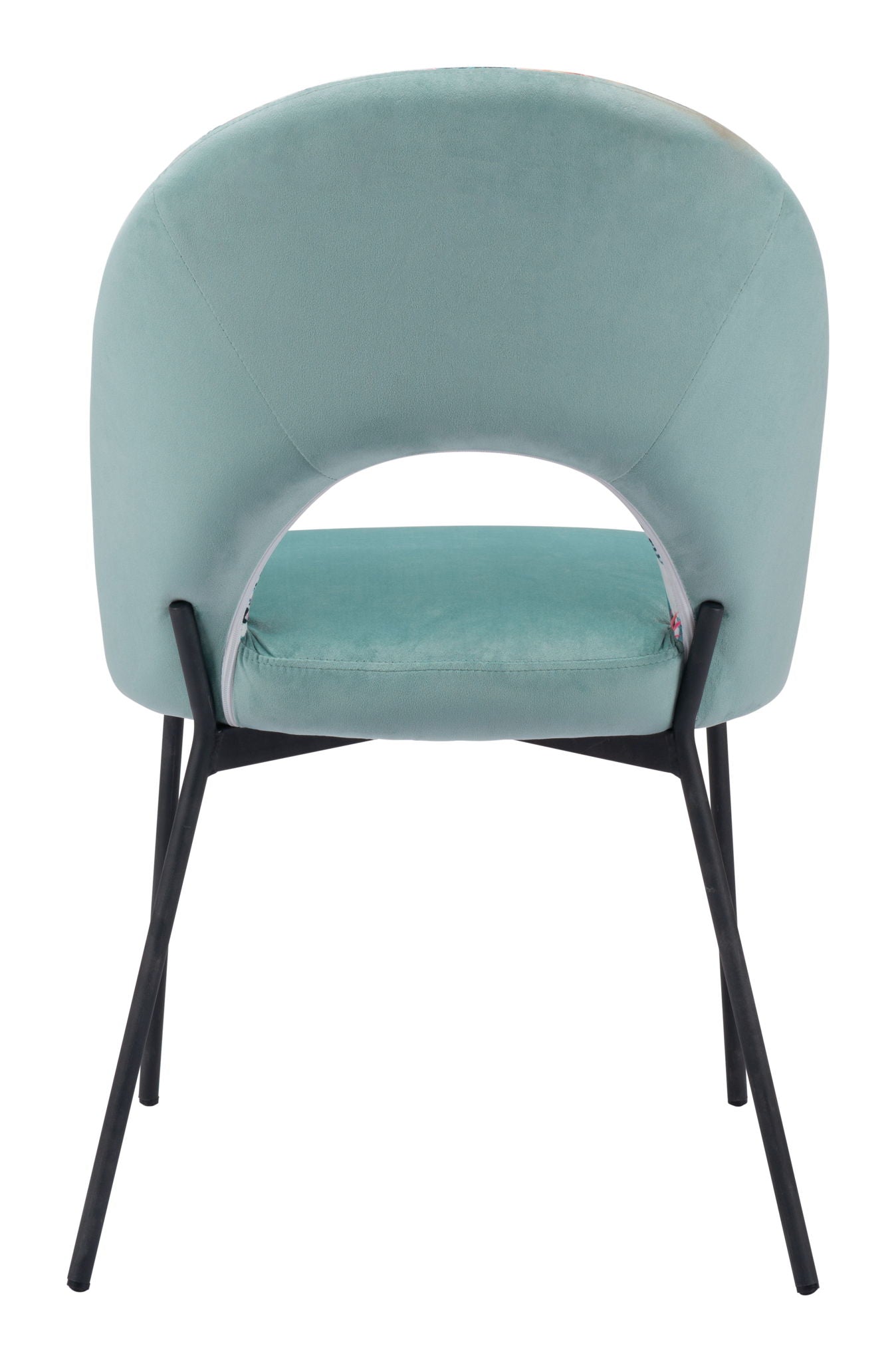 Bethpage - Dining Chair (Set of 2) - Multicolor Print & Green