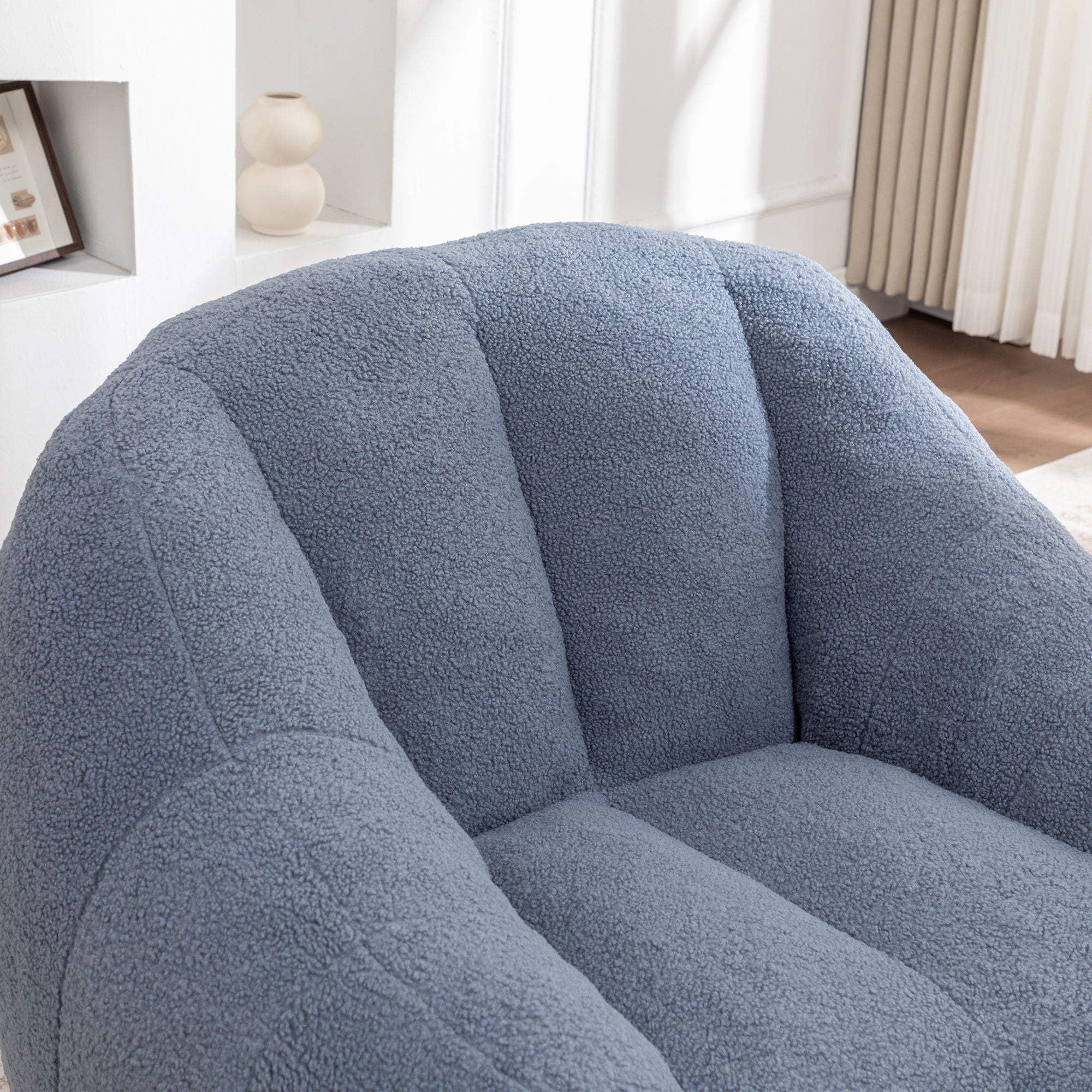 Comfy Bean Bag Chair With Memory Foam Filler, Tufted Soft - Best Buy Furniture