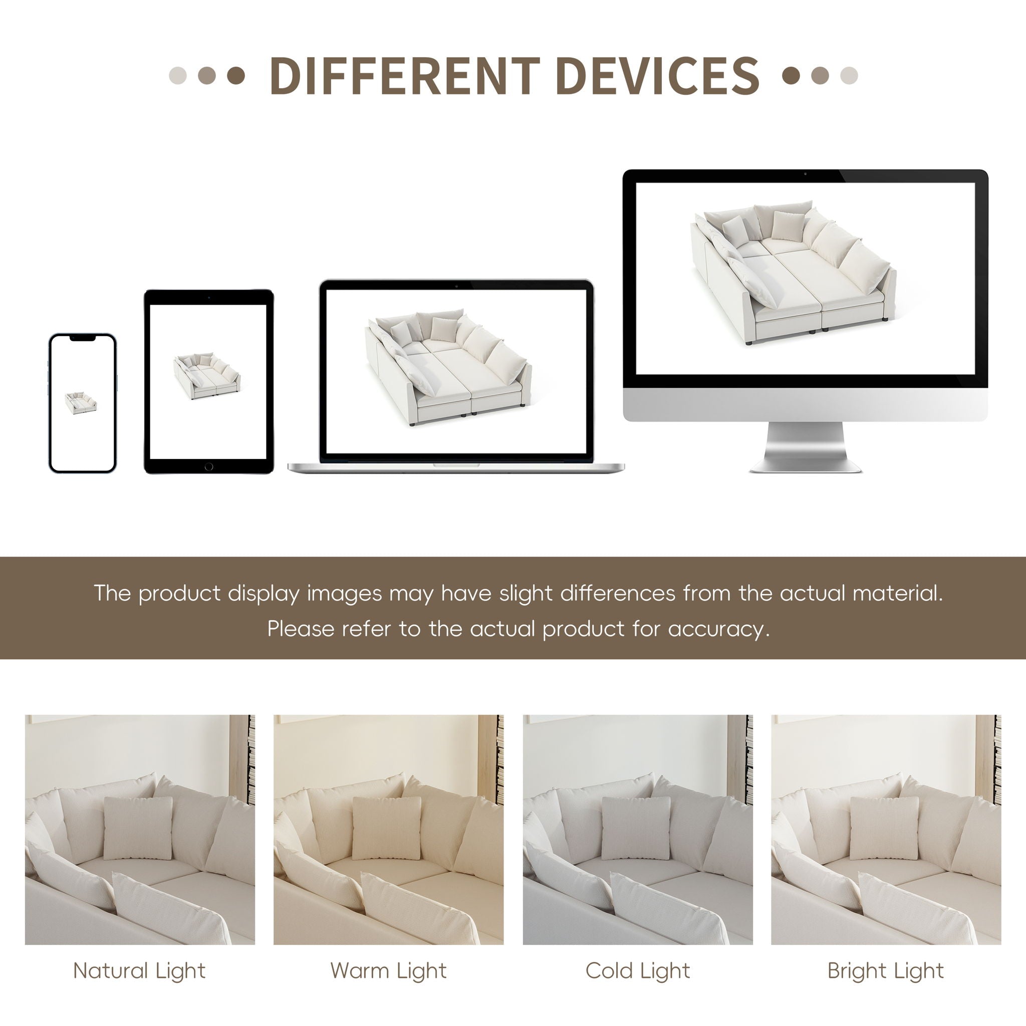 Modular Sectional Bed Couch Set With Pillows Free Combination, Minimalist Style Oversized 6 Seat Convertible Sofa - Best Buy Furniture