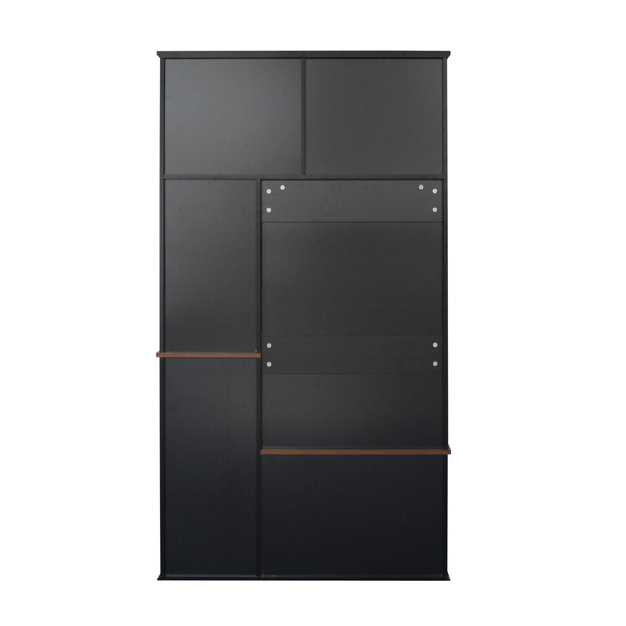 Modern Wide Hall Tree With Coat Rack, 3 Shelves And Drawers, 3 Sturdy Hooks
