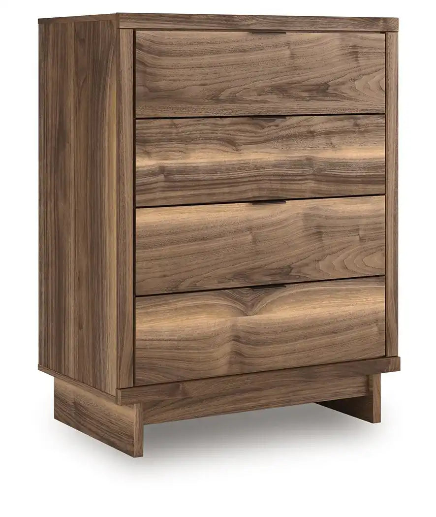 Chirason - Four Drawer Chest - Brown - Best Buy Furniture