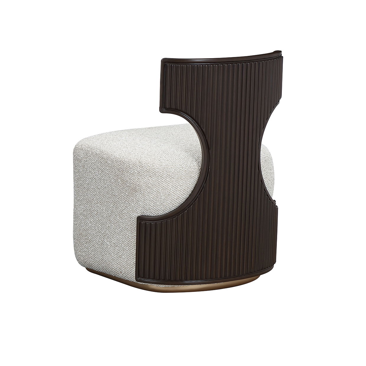 West Kensington - Vanity Chair - Buff / Medium Espresso