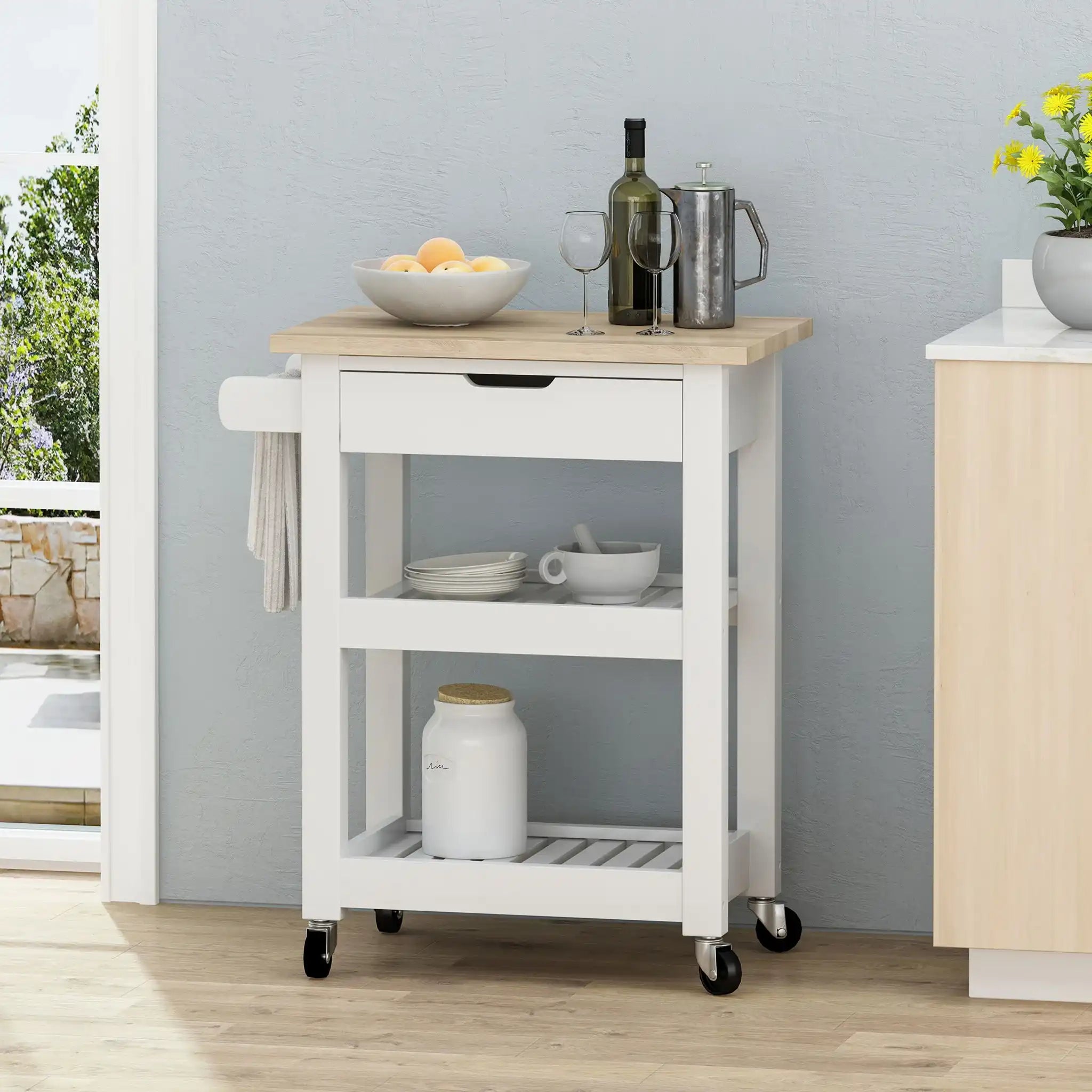 Tattnall - Kitchen Cart With Wheels