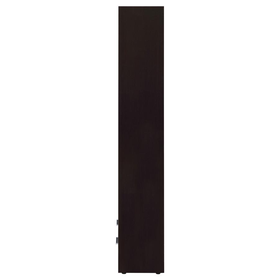Skylar - 5-Shelf Bookcase With Drawer - Cappuccino - Best Buy Furniture