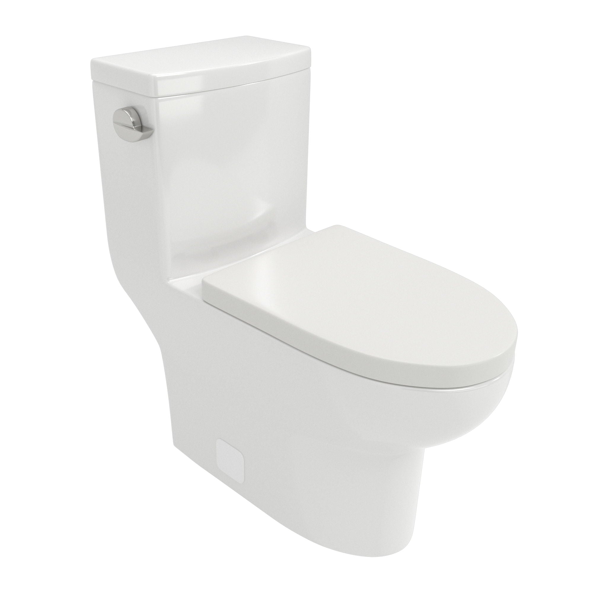 Toilet With Soft Close Seat - White