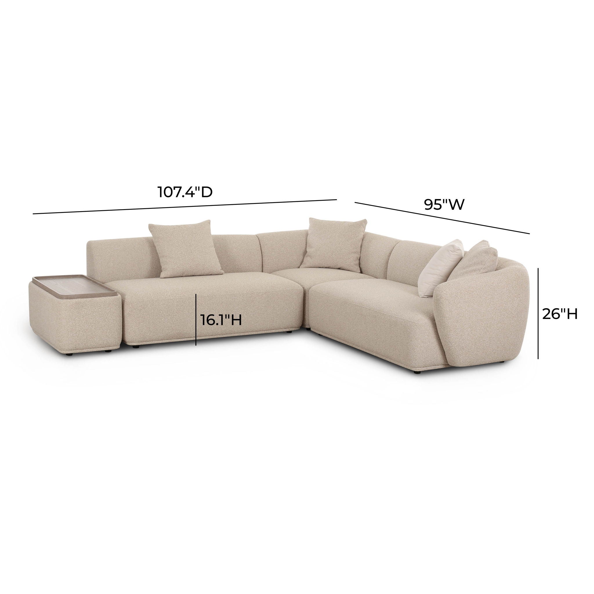 Sylvie - Chaise Sectional