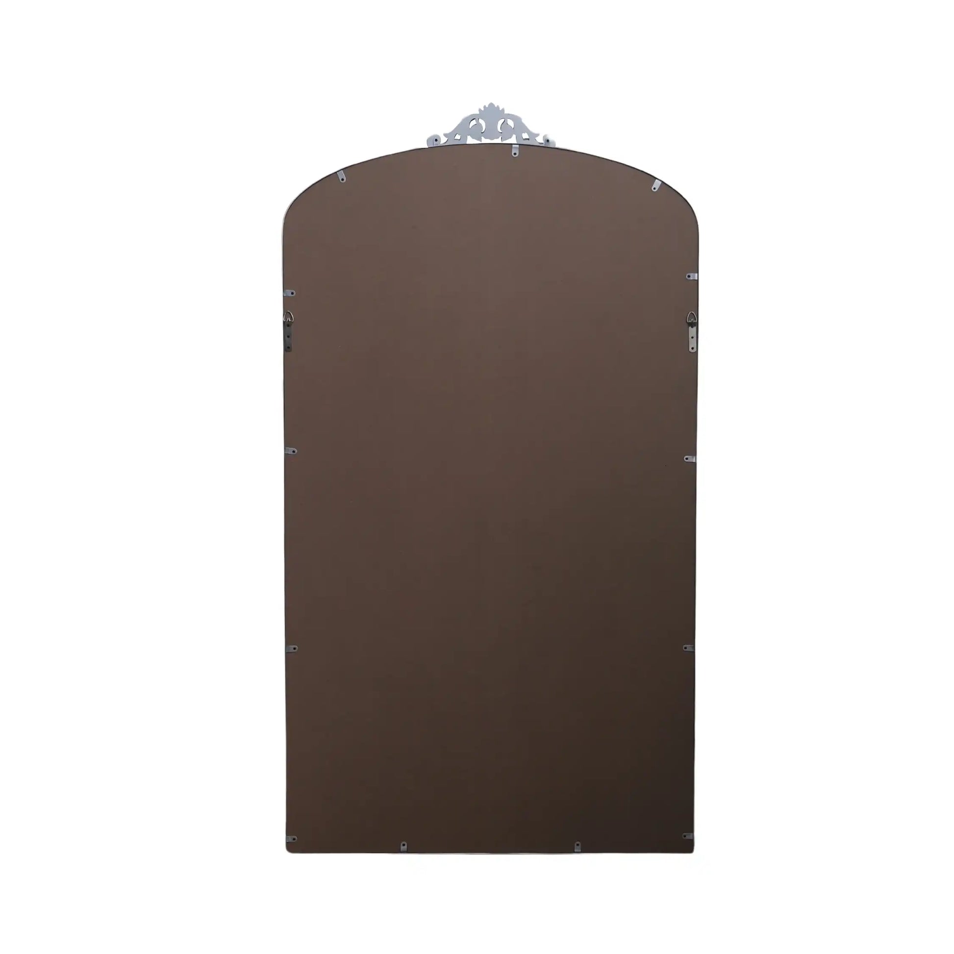 36x66 Vintage Arched Floor Mirror, Metal Frame, Antique Silver - Best Buy Furniture