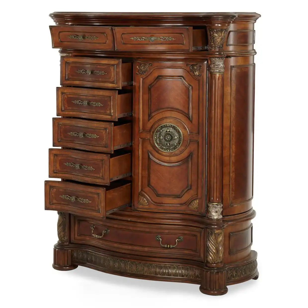 Villa Valencia - Gentleman's Chest - Classic Chestnut - Best Buy Furniture