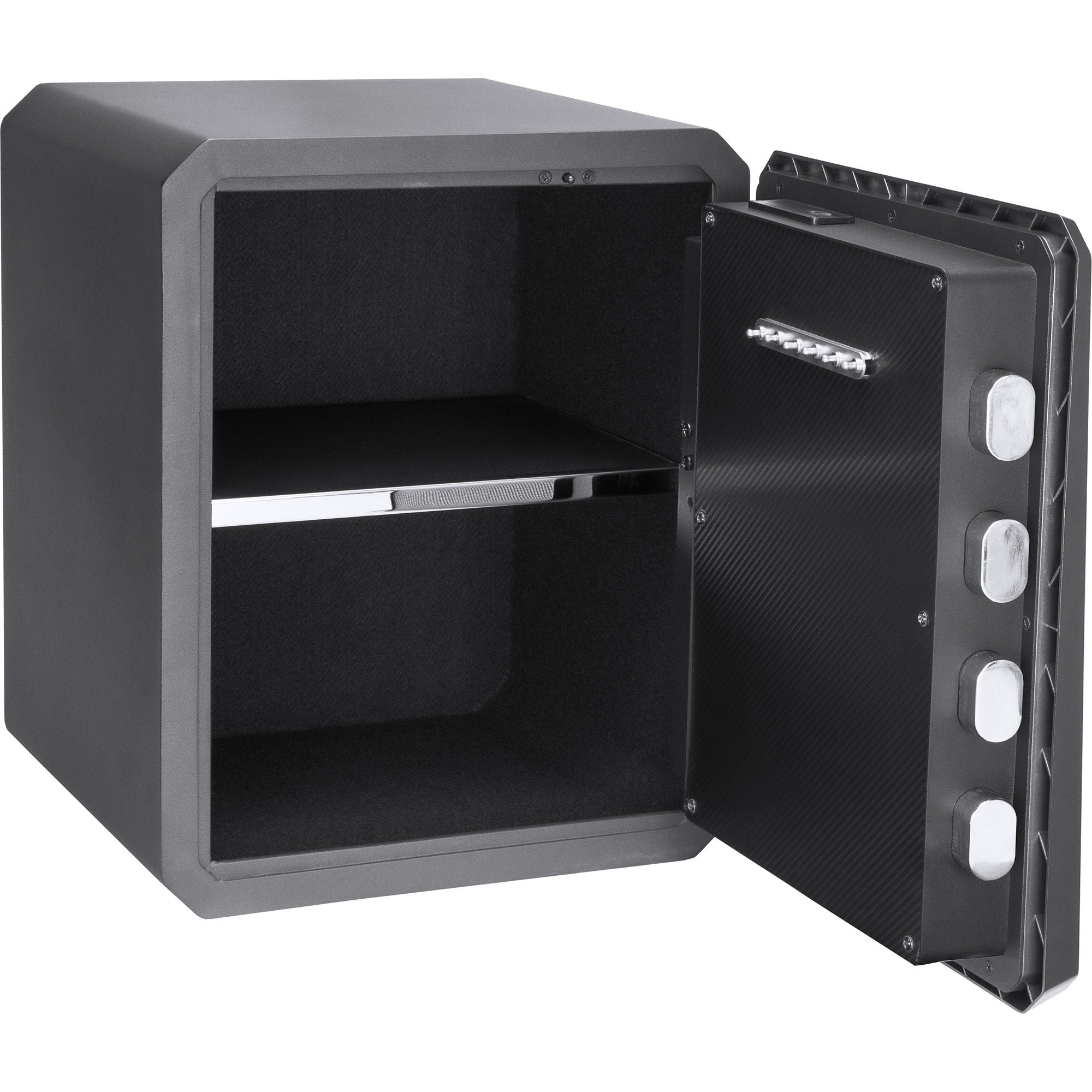 1.15 Cu. Ft Touchscreen Biometric Keypad Security Safe - Black