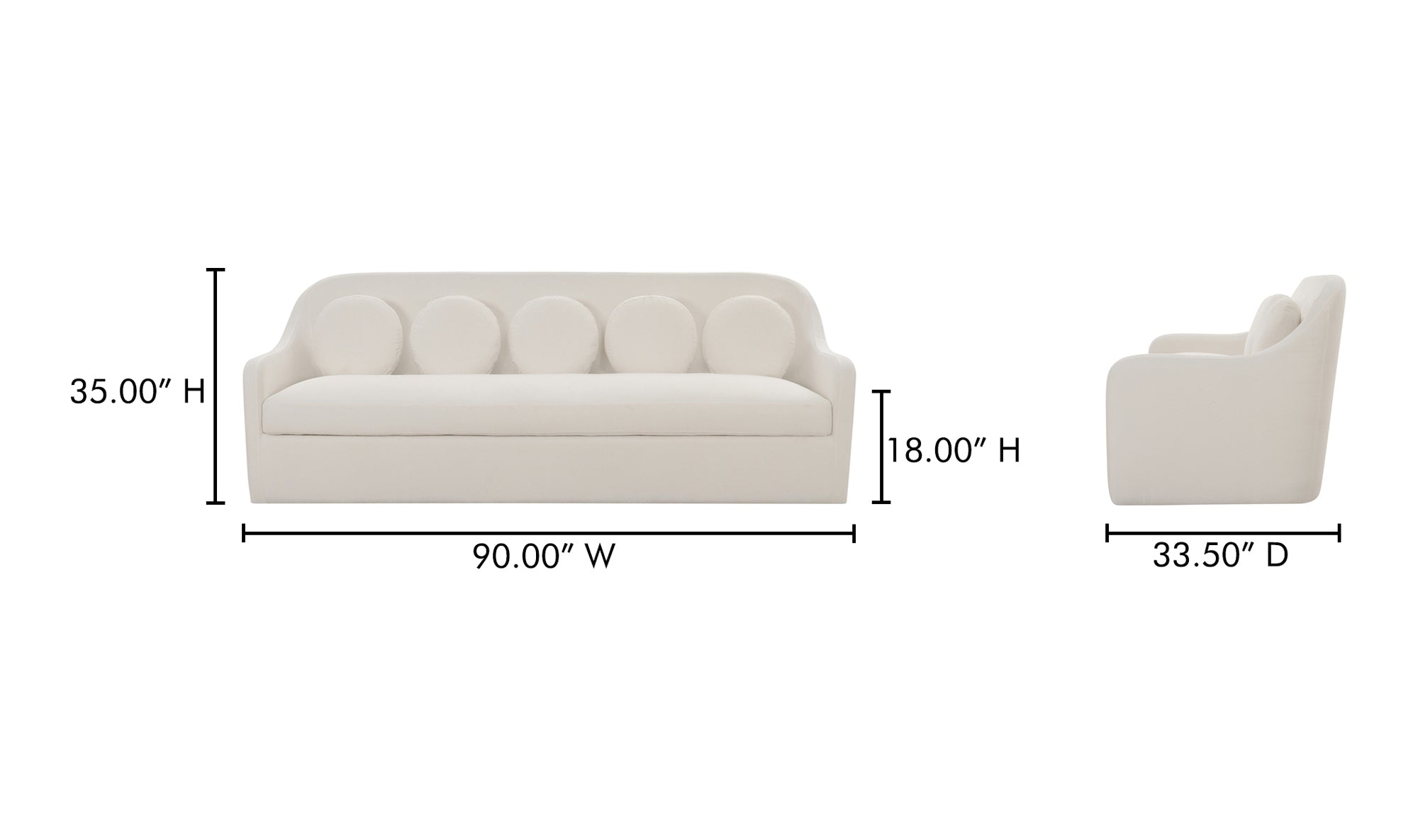 Rialto Sofa Gillian Segal - Moes Home