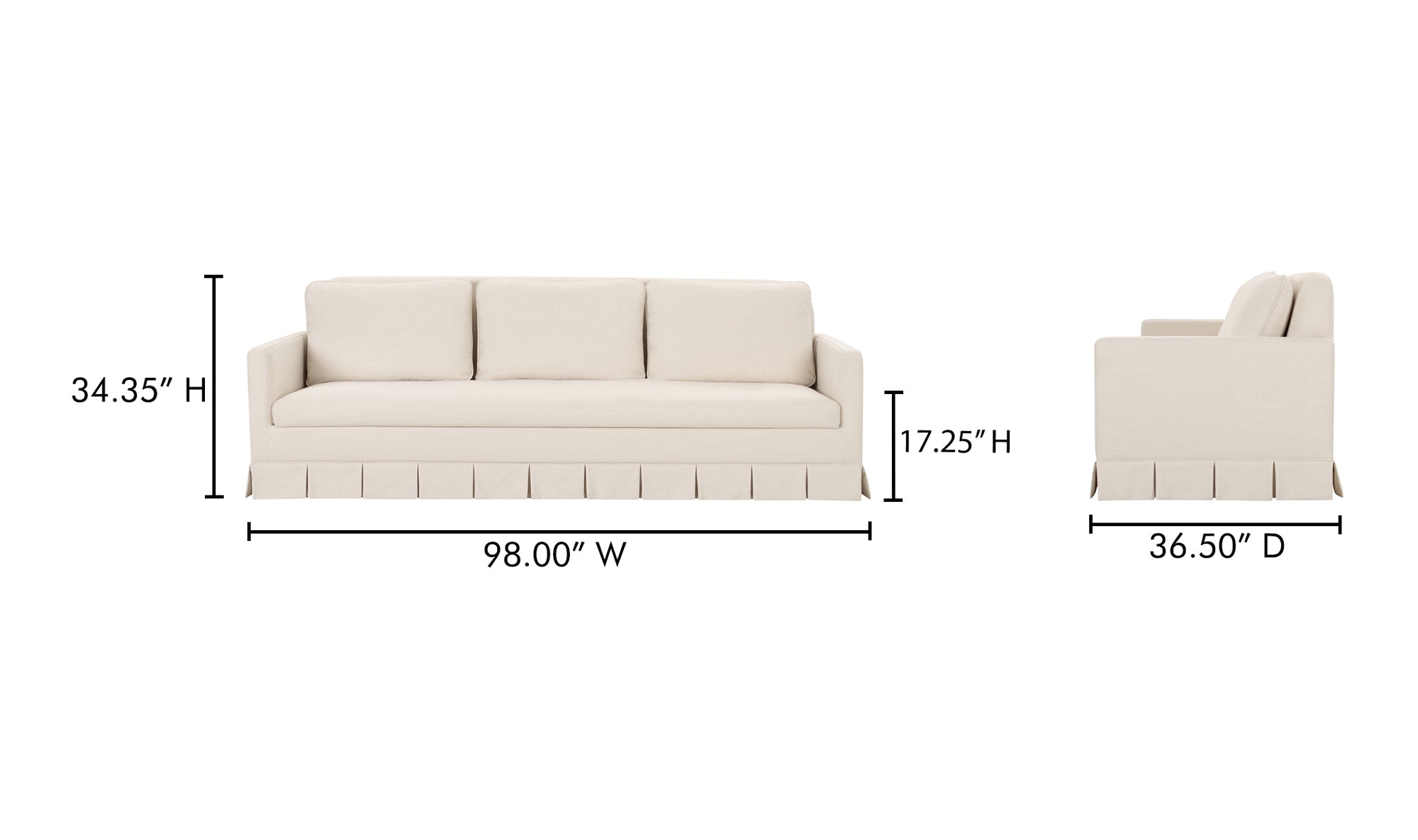 Pellicano Sofa Gillian Segal - Moes Home