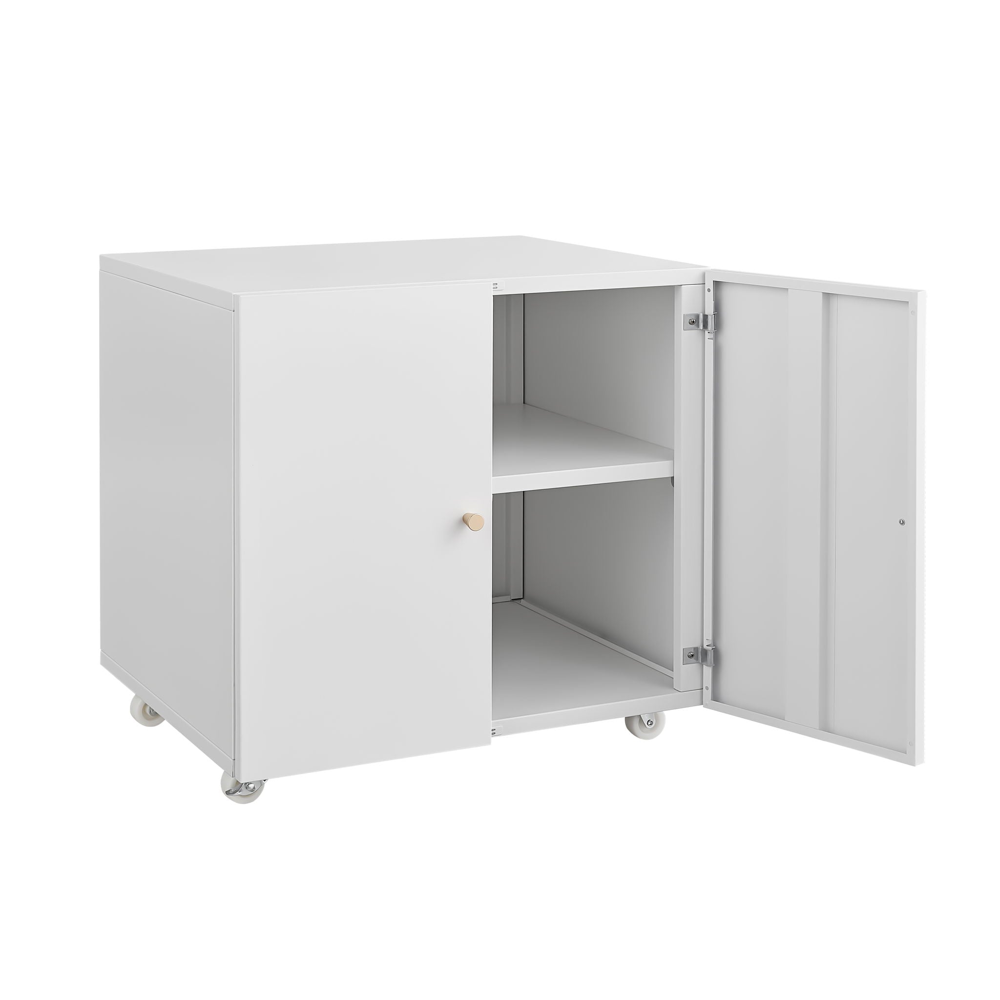 Office Furniture Copier Cabinet 2 Door Steel Copier Stand Mobile Pedestal File Printer Stand - Best Buy Furniture