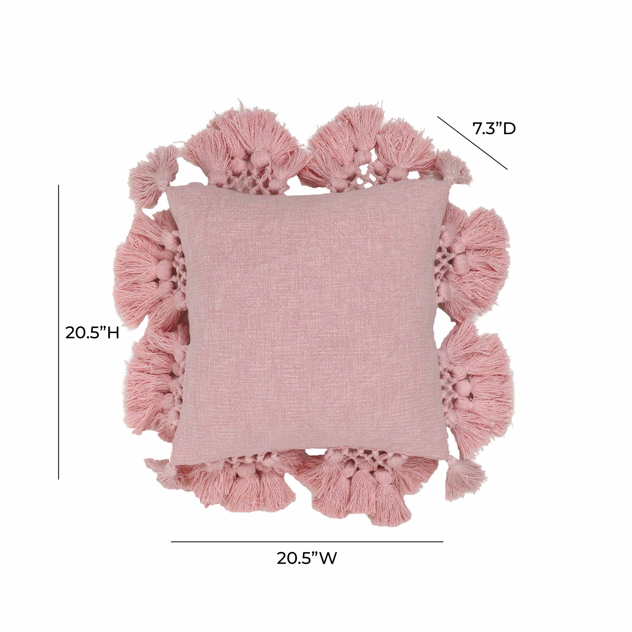 Stone Washed - Cotton Tasseled Pillow
