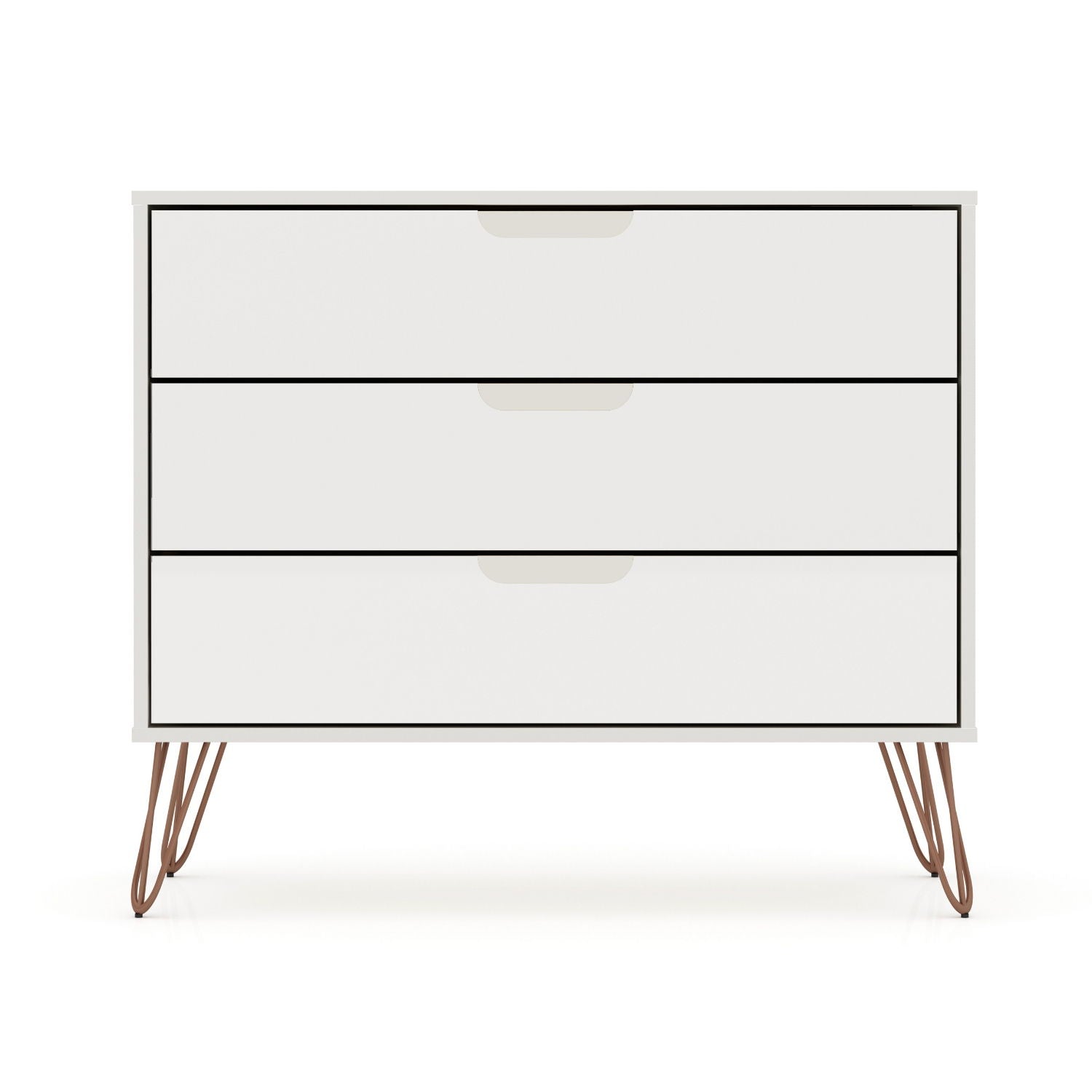 Rockefeller - Dresser & 3 Drawer - Off White