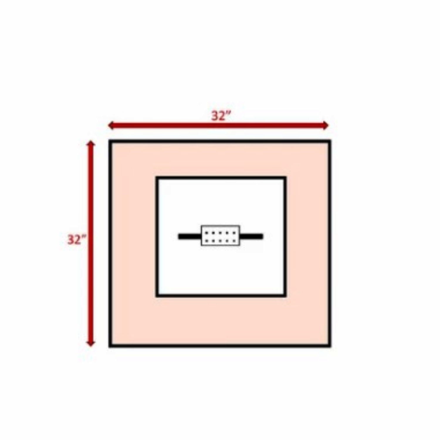 Fiber Reinforced Propane / Natural Gas Fire Pit Table - Charcoal