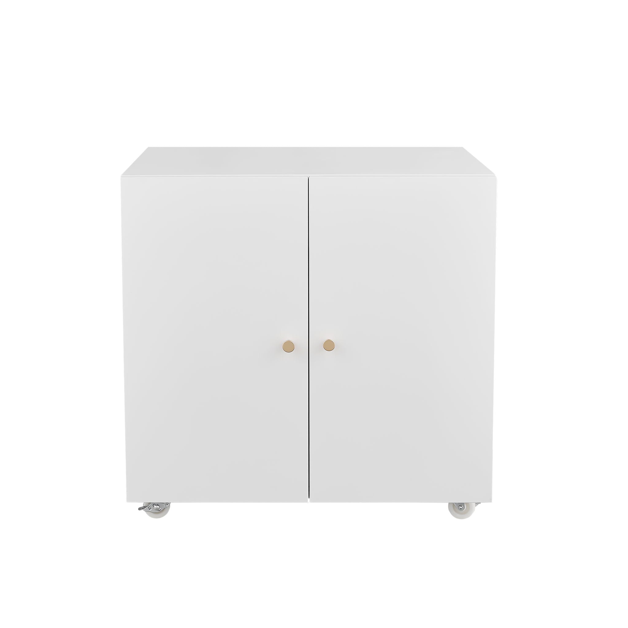 Office Furniture Copier Cabinet 2 Door Steel Copier Stand Mobile Pedestal File Printer Stand - Best Buy Furniture