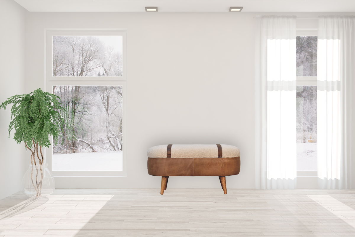 Buffalo - Boucle Nordic Bench - Tan