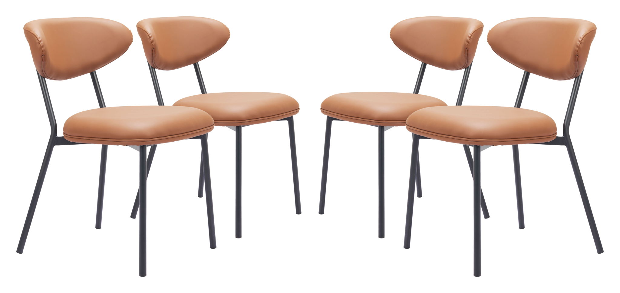 Rorun - Dining Chair (Set of 4) - Brown