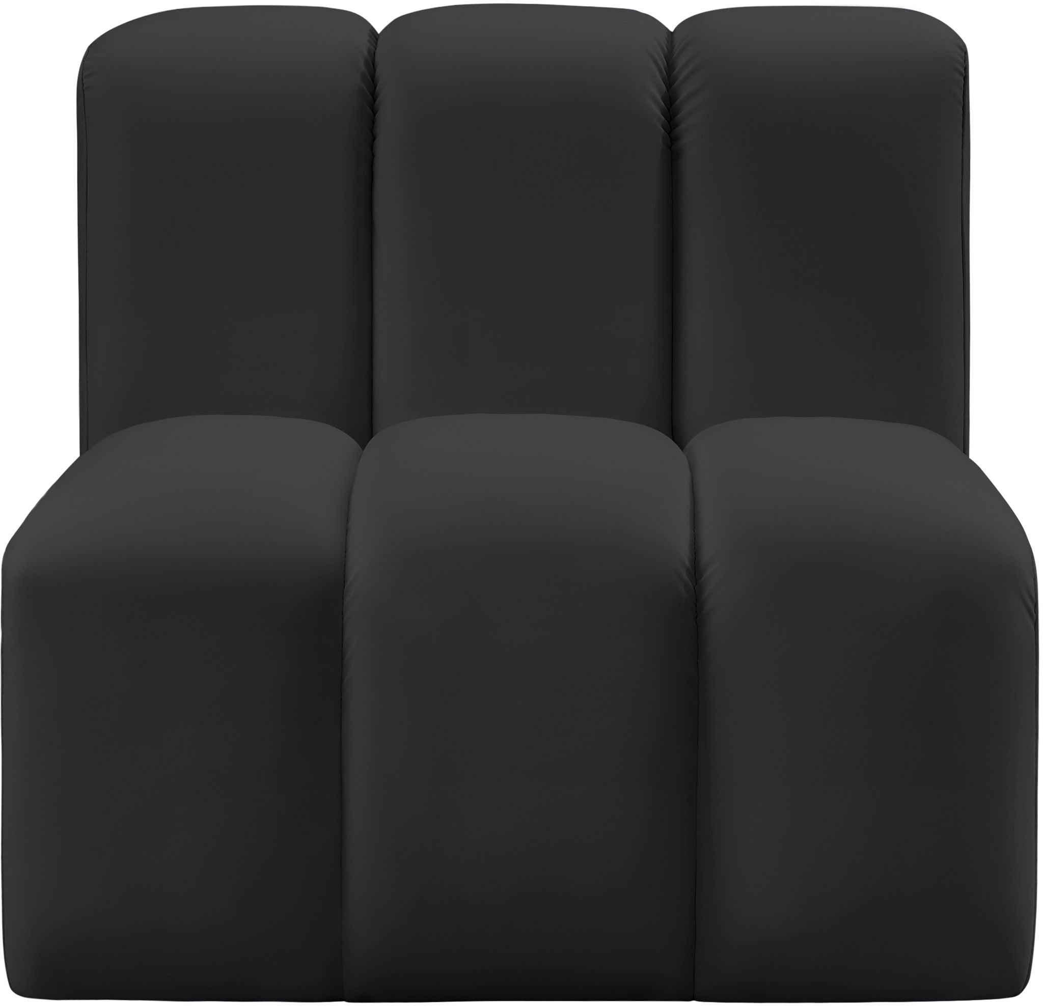 Arc - Faux Leather Straight Chair