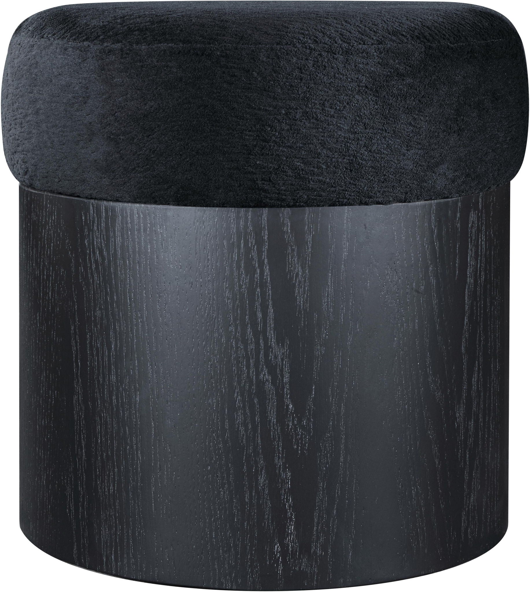 Nimes - Ottoman / Stool With Black Base