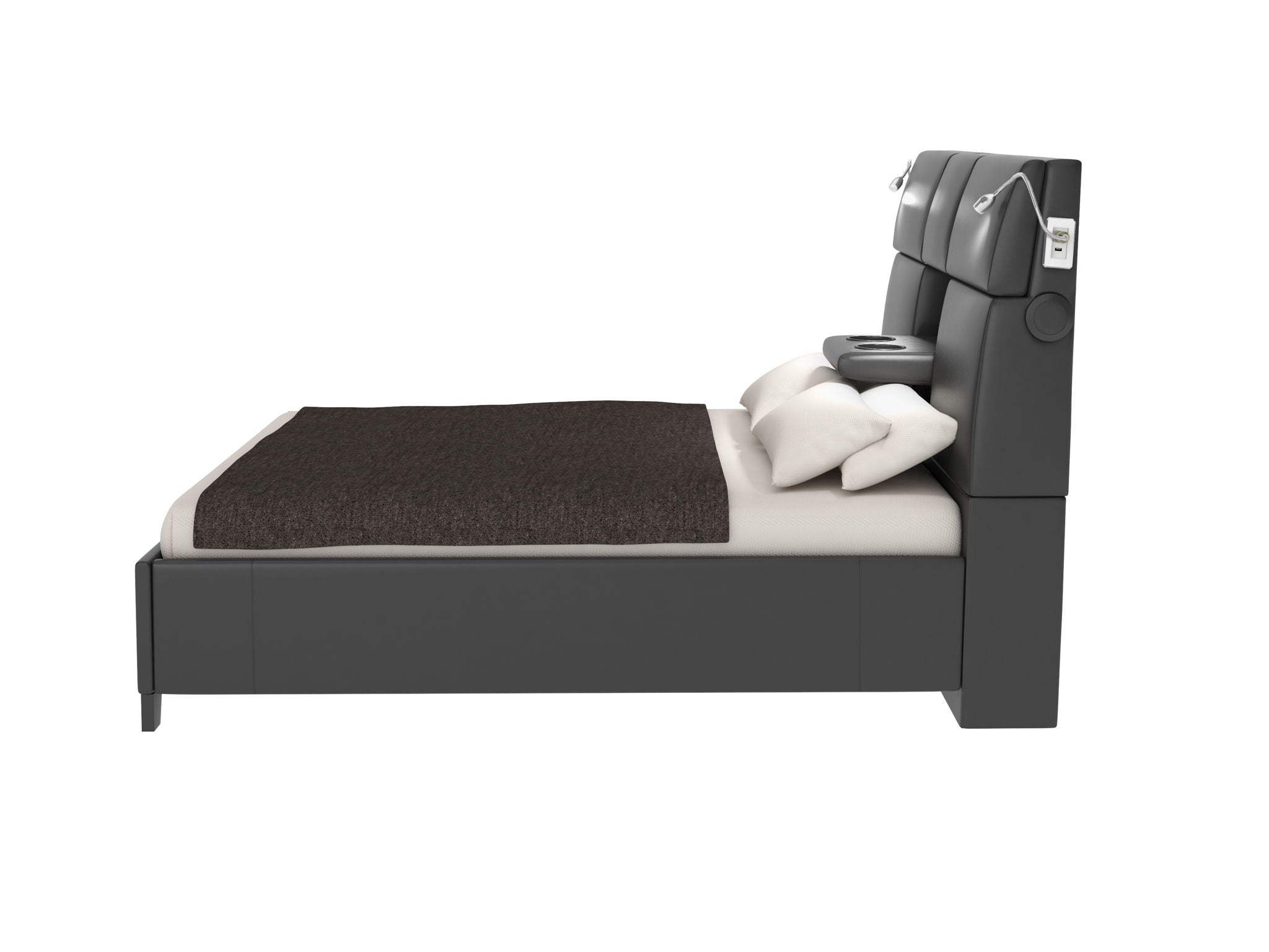Music Bed Touch Lighting Bluetooth Sound Beverage Tray
