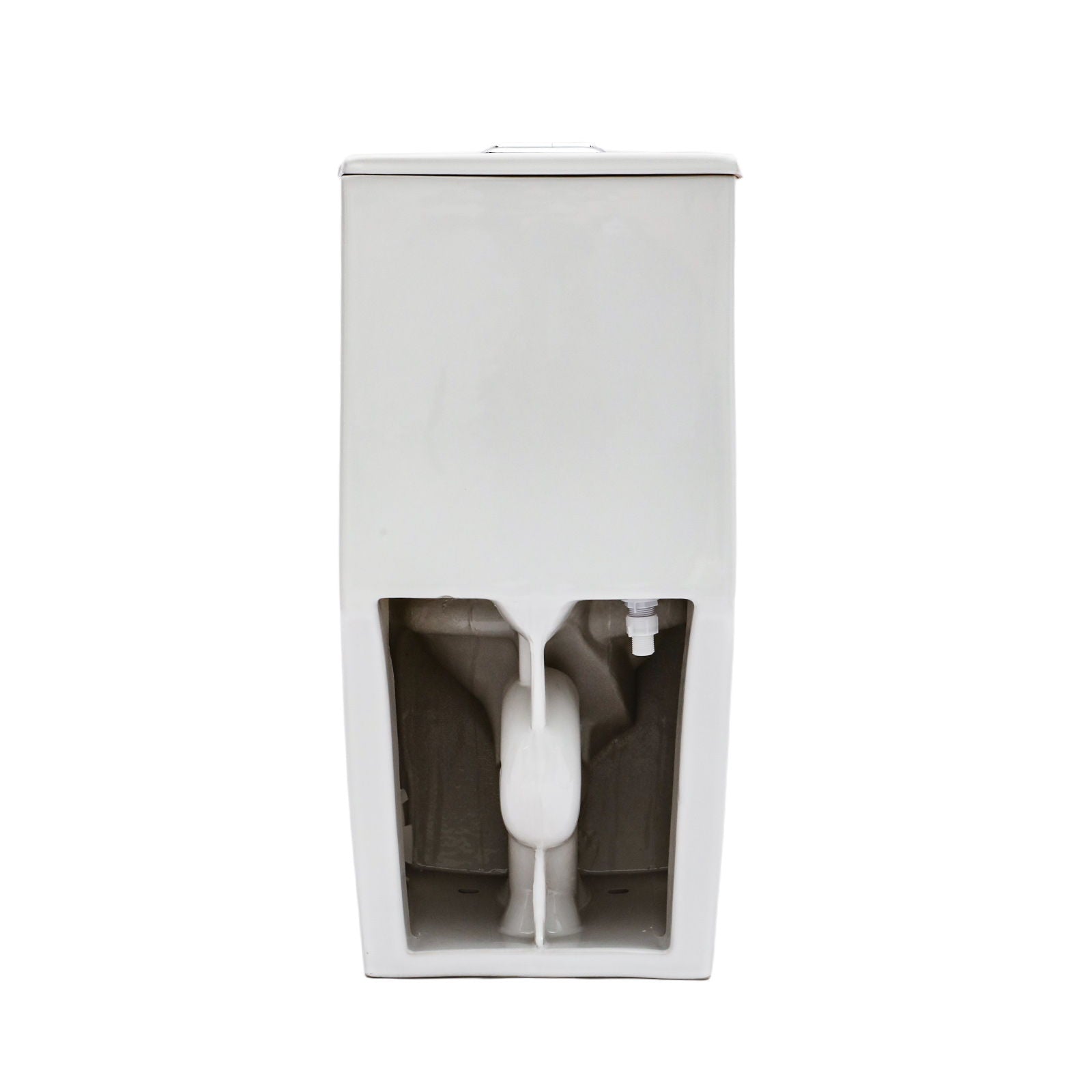 1 Piece Toilet For Bathroom, Dual Flush 1.24 / 1.6 Gpf, Soft Closing Seat - White