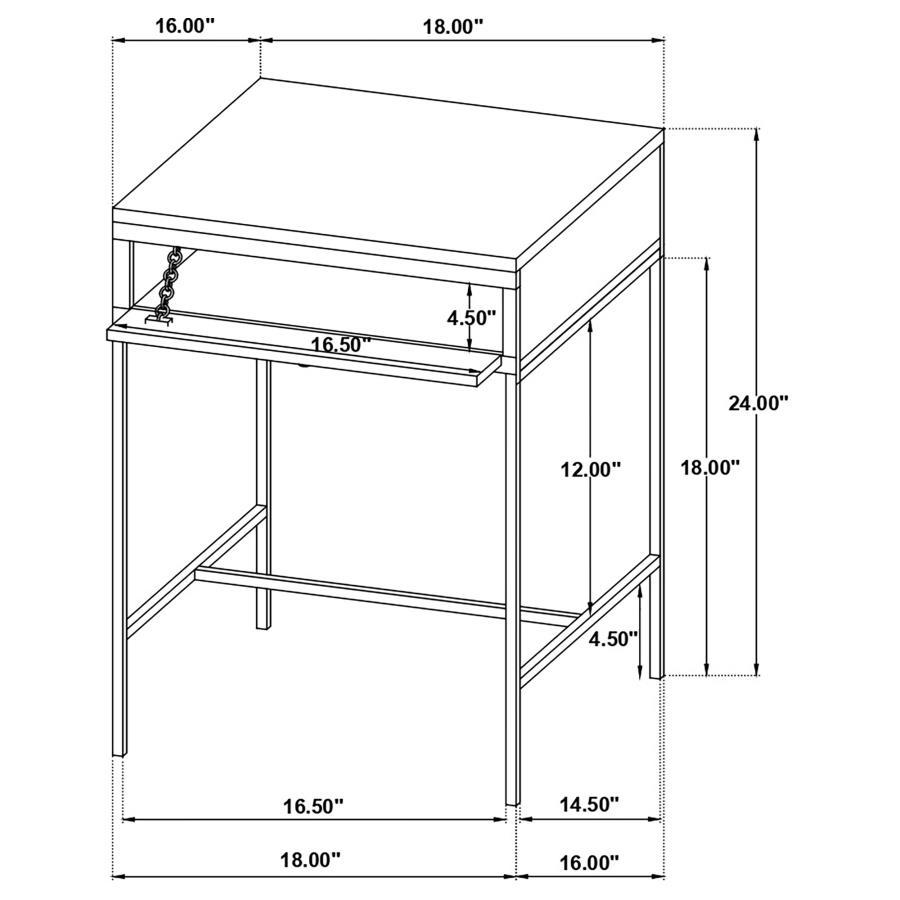Stephie - Square Coffee And End Table Set
