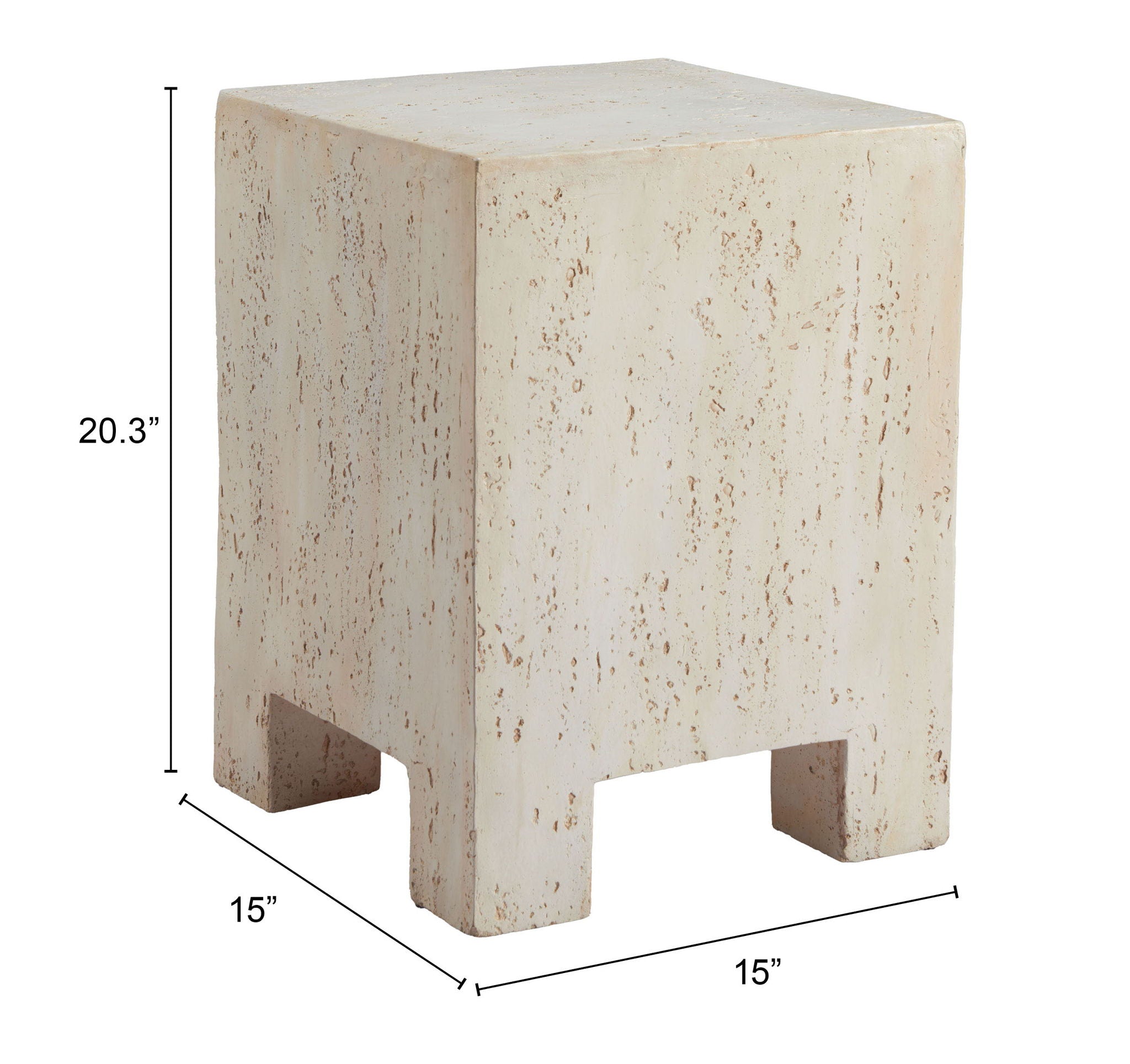 Kitara - Side Table - Beige