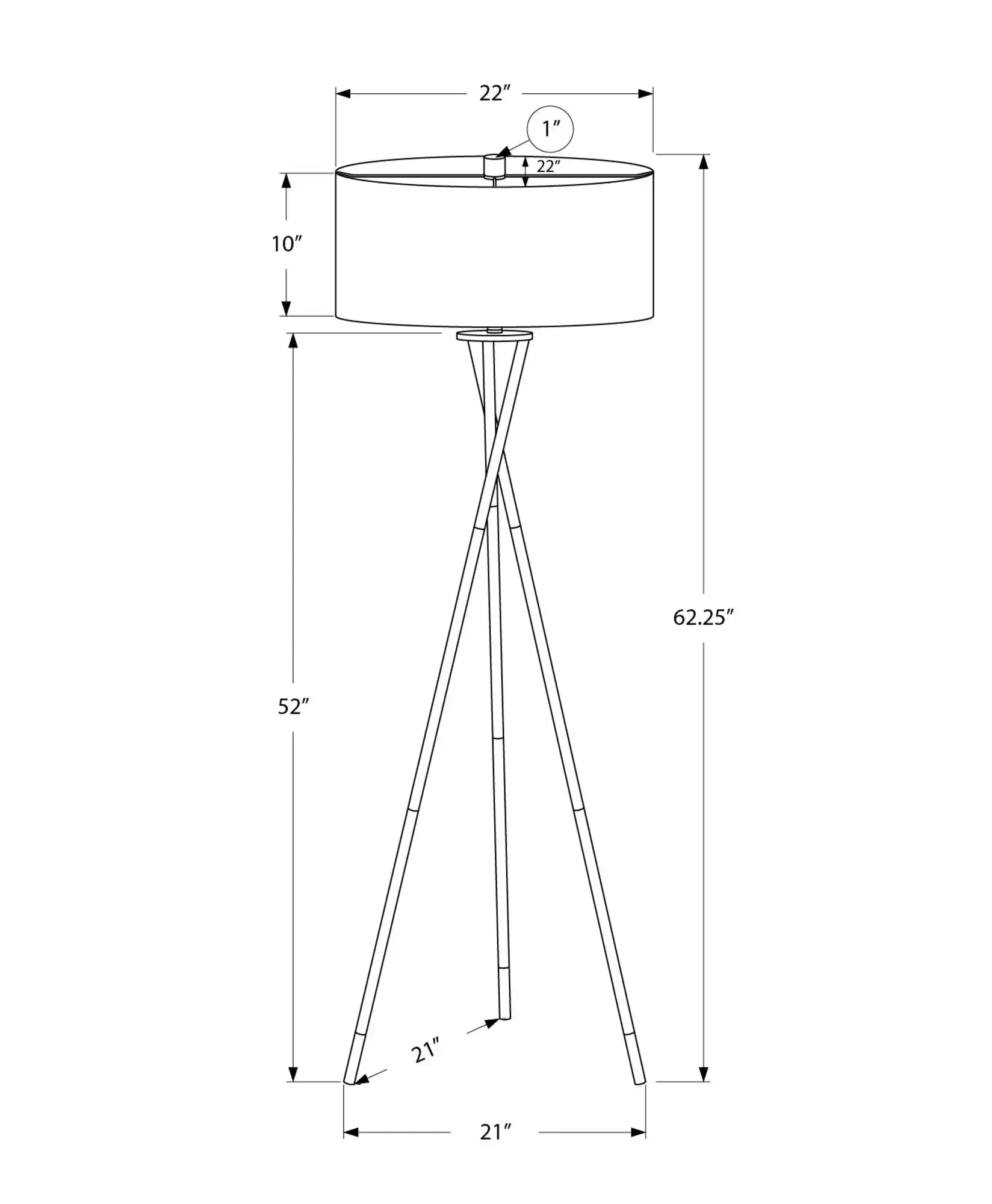 Floor Lamp, Lighting - Black