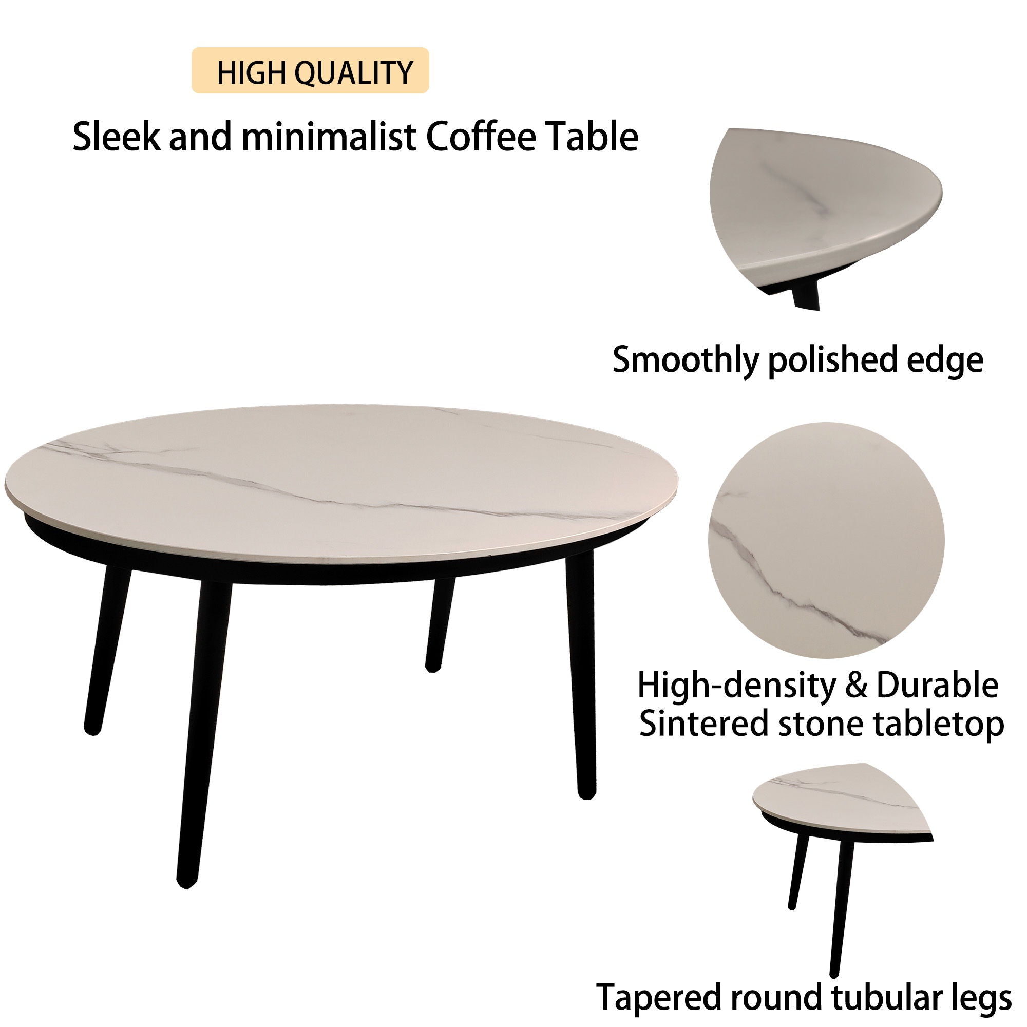 Outdoor Patio Modern Set With Removable Sunbrella Cushions And Table
