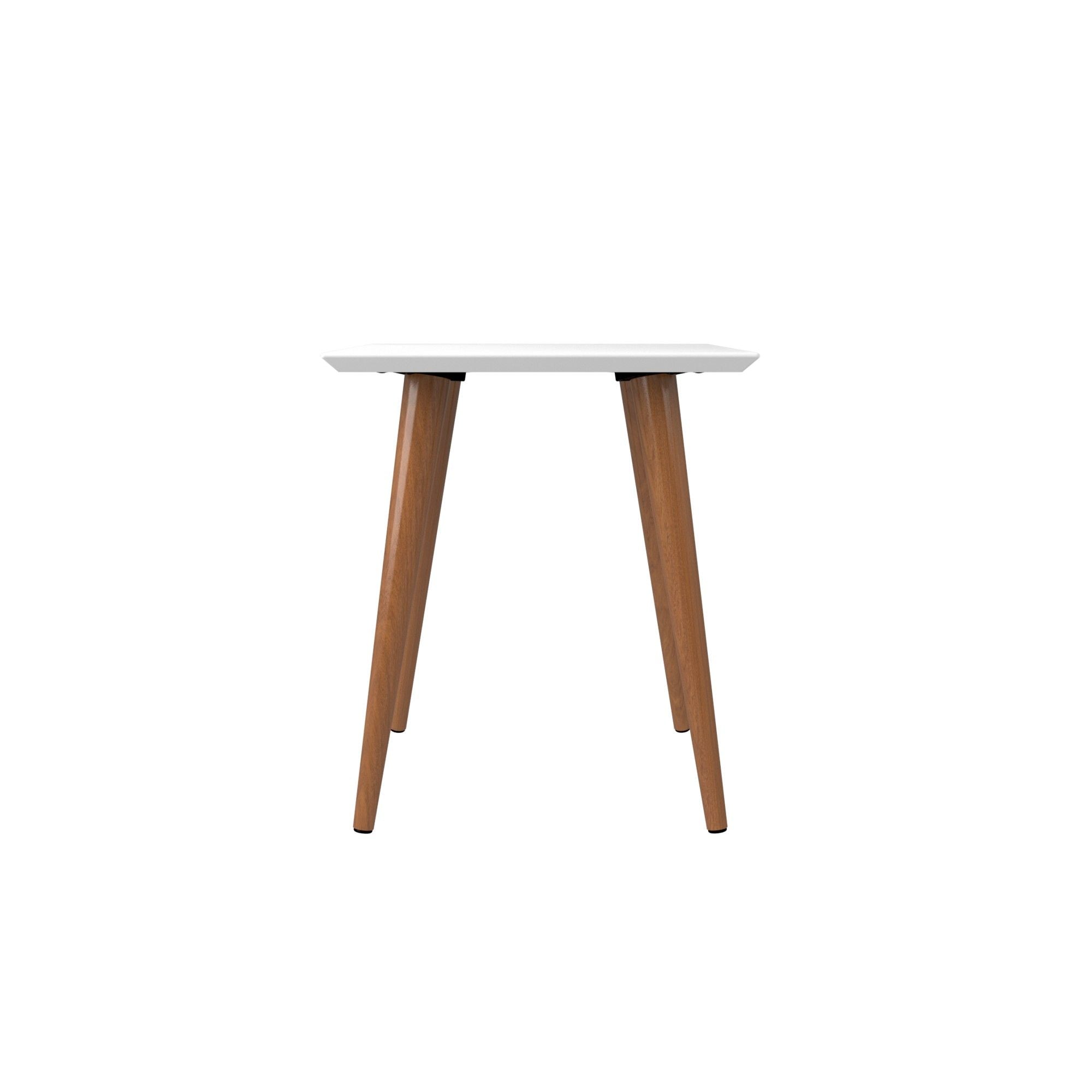Utopia - Square End Table - White