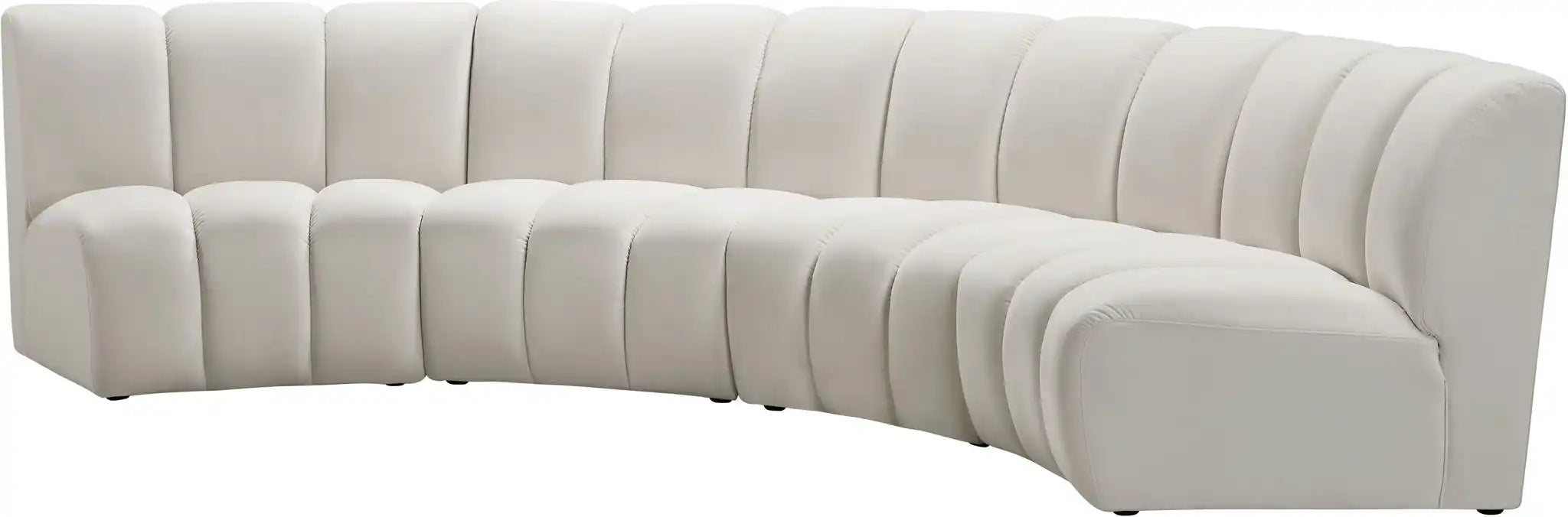 Infinity - 4 Piece Velvet Modular Sectional