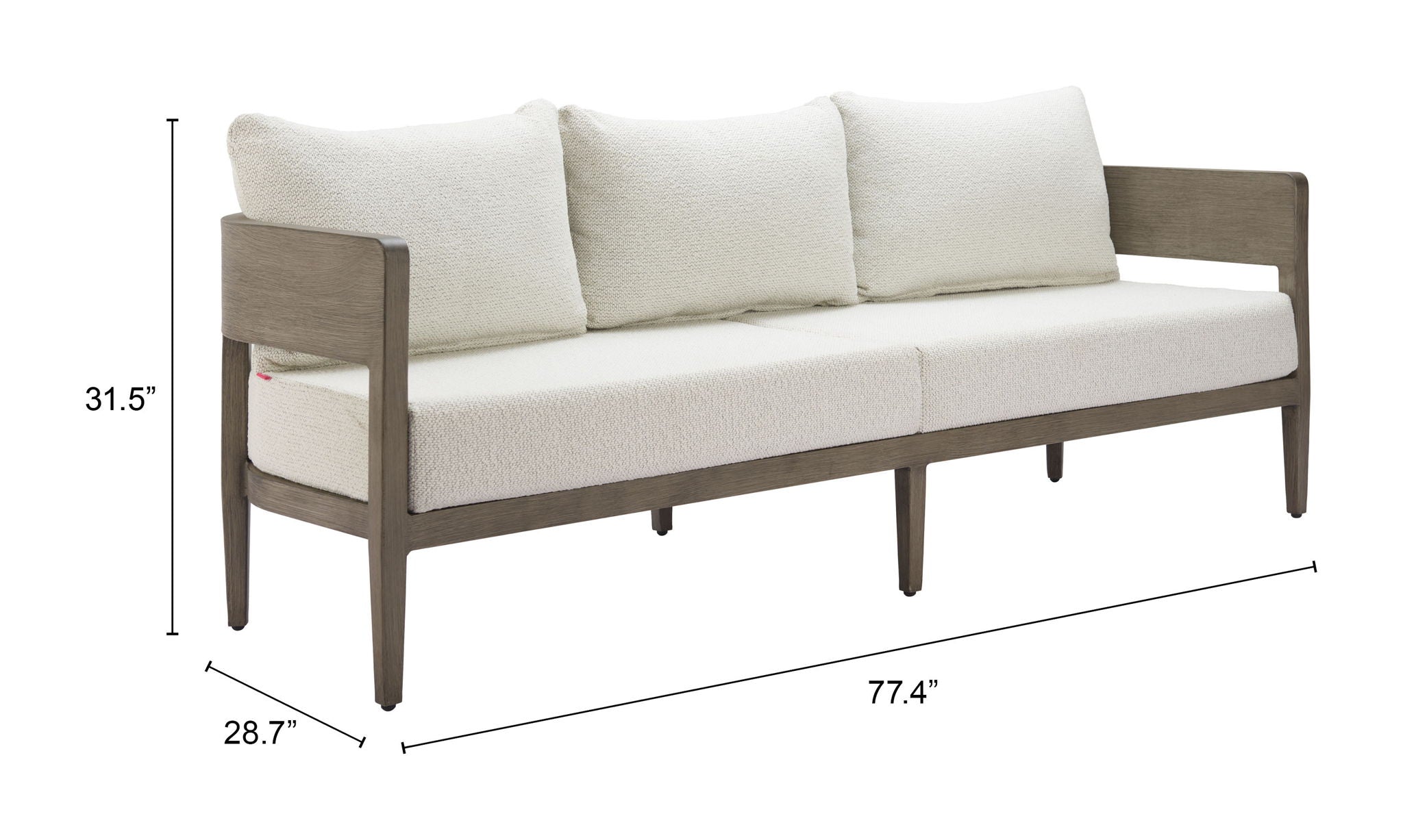 Foret - Outdoor Sofa - Beige