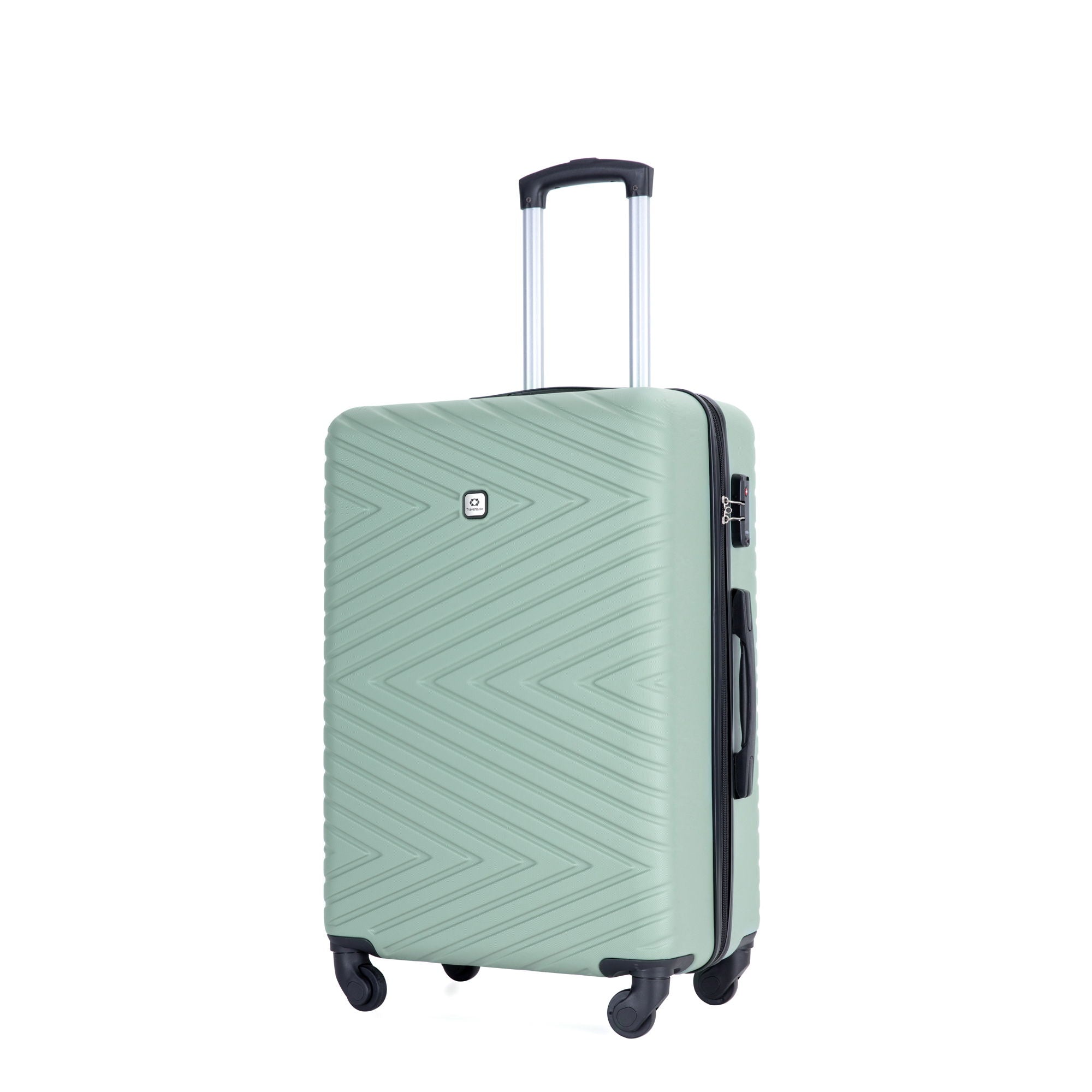 Luggage 4 Piece Lightweight Suitcase With Rotating Wheels With Tsa Lock,