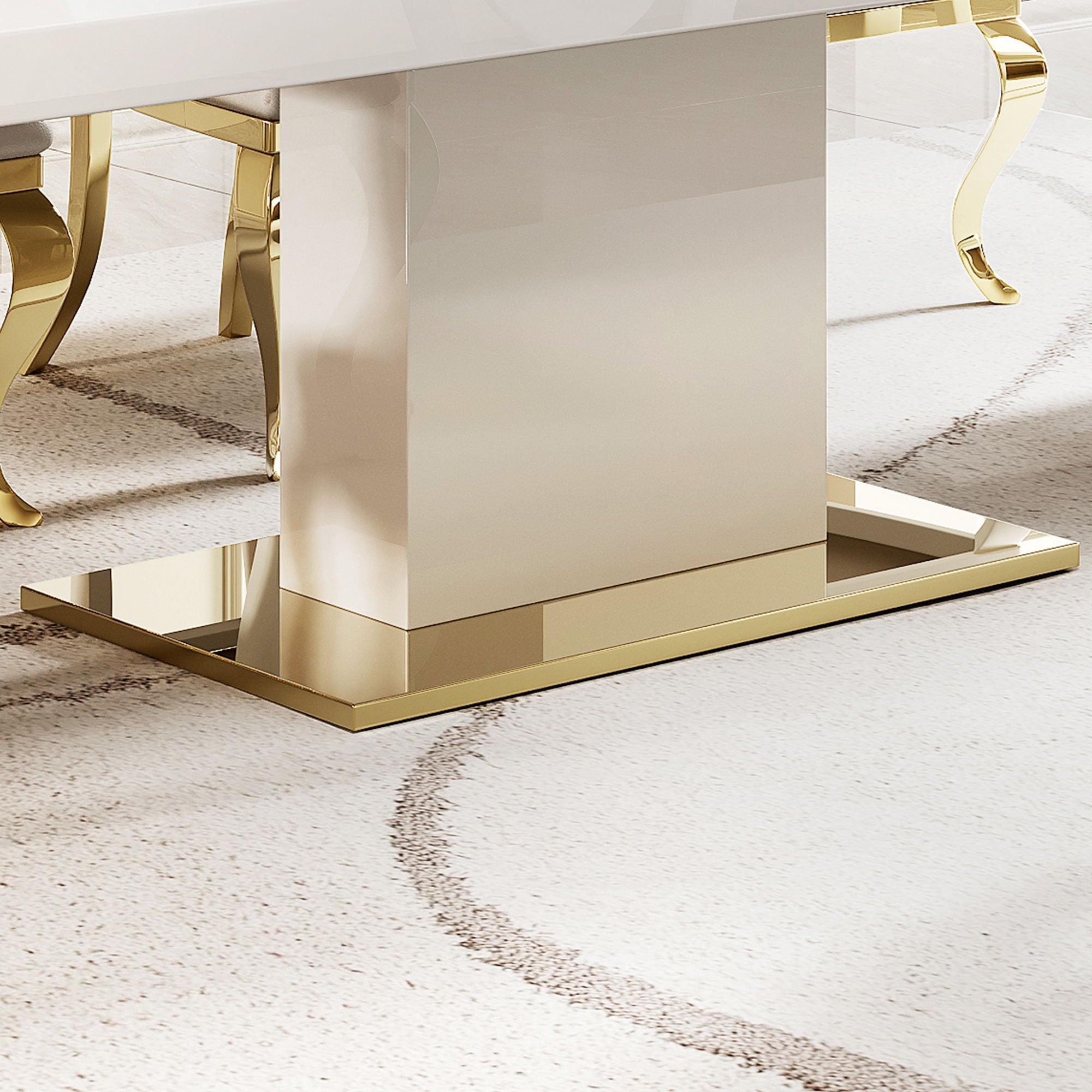 Top Dining Table With Finish Corner